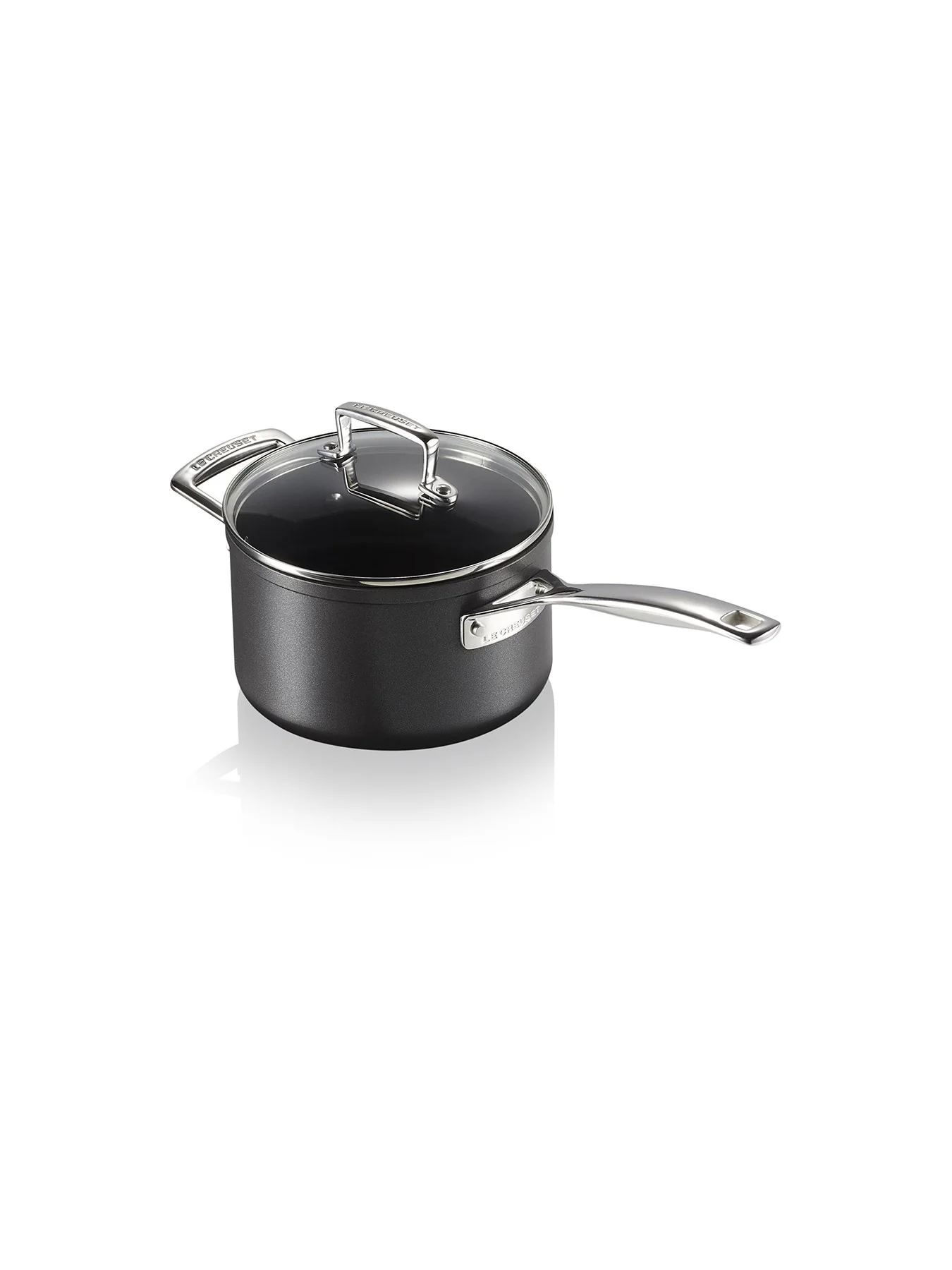 Toughened Non Stick Saucepan Set of 3 - Image 2