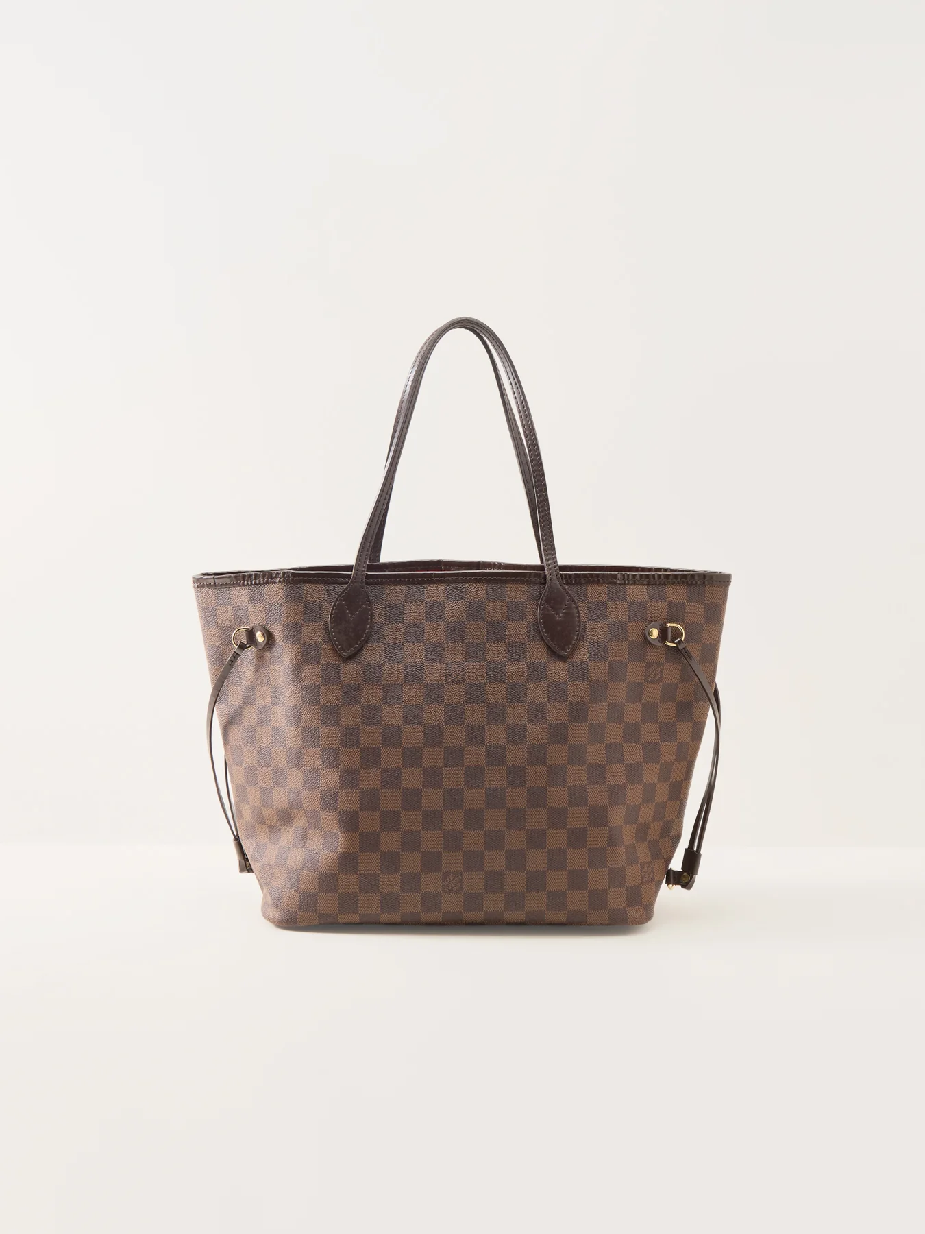 Vintage Louis Vuitton Neverfull MM Damier Ebene Brown - Image 3