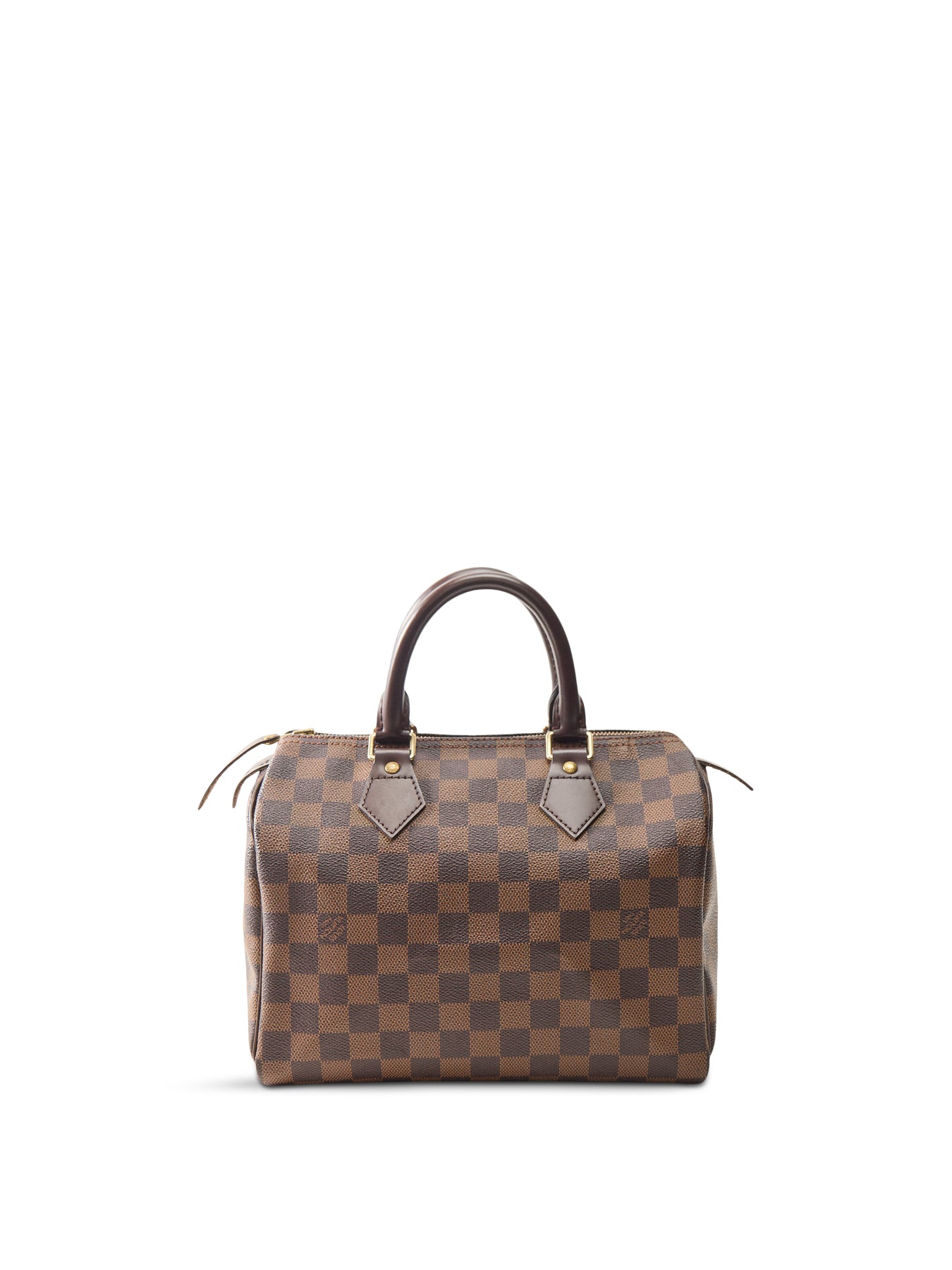 Vintage Louis Vuitton Speedy 25 Damier Ebene Brown