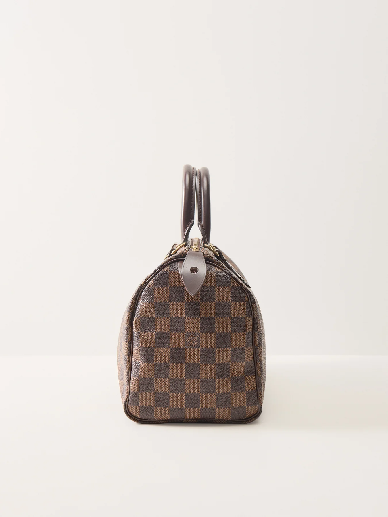 Vintage Louis Vuitton Speedy 25 Damier Ebene Brown - Image 4