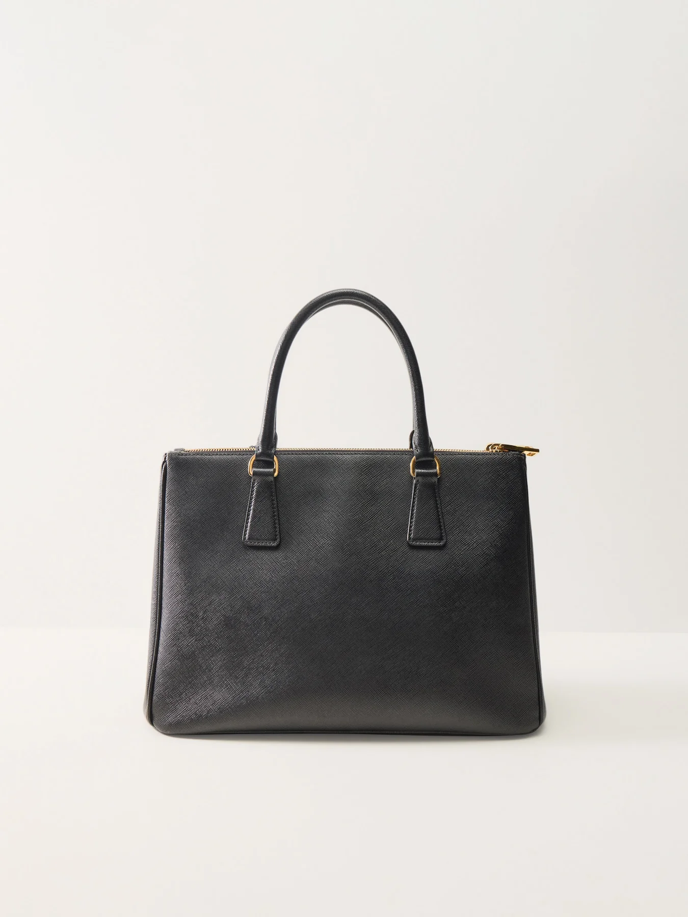 Vintage Prada Galleria Large Saffiano Bag Black - Image 3