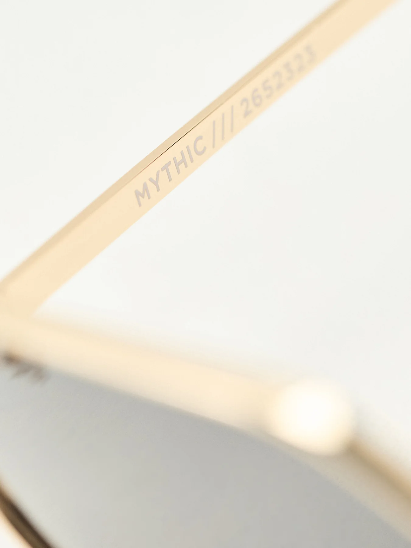 Polarised Mythic Sunglasses Gold - Image 3