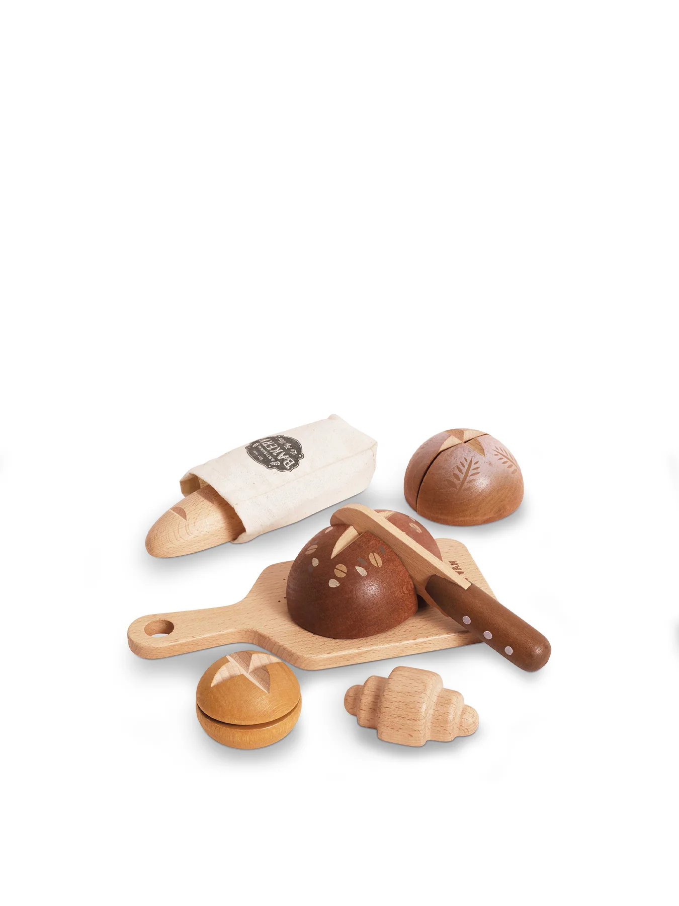 Wooden Artisan Bread Play Set