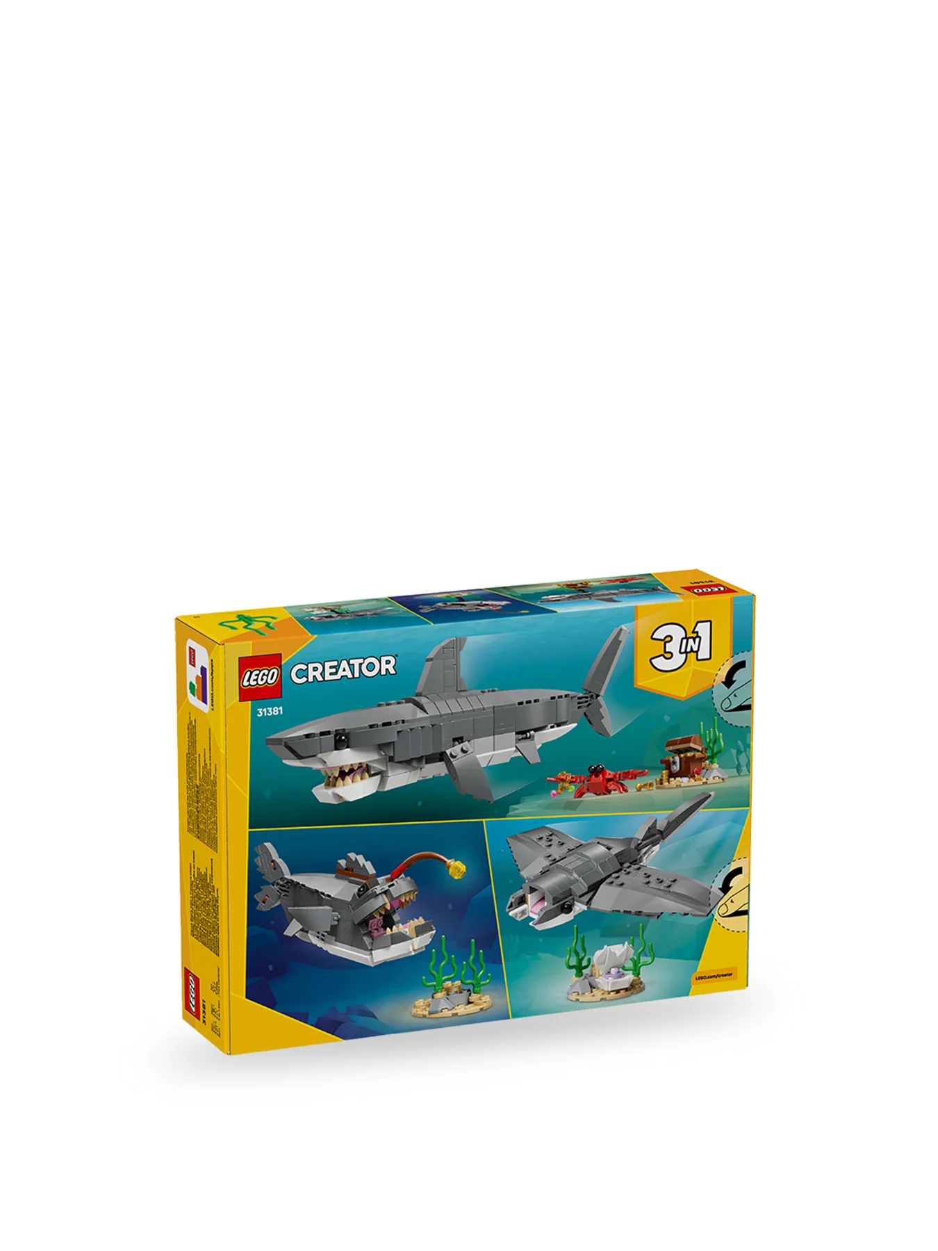 Creator Fierce Shark with Treasure Chest Set 31381