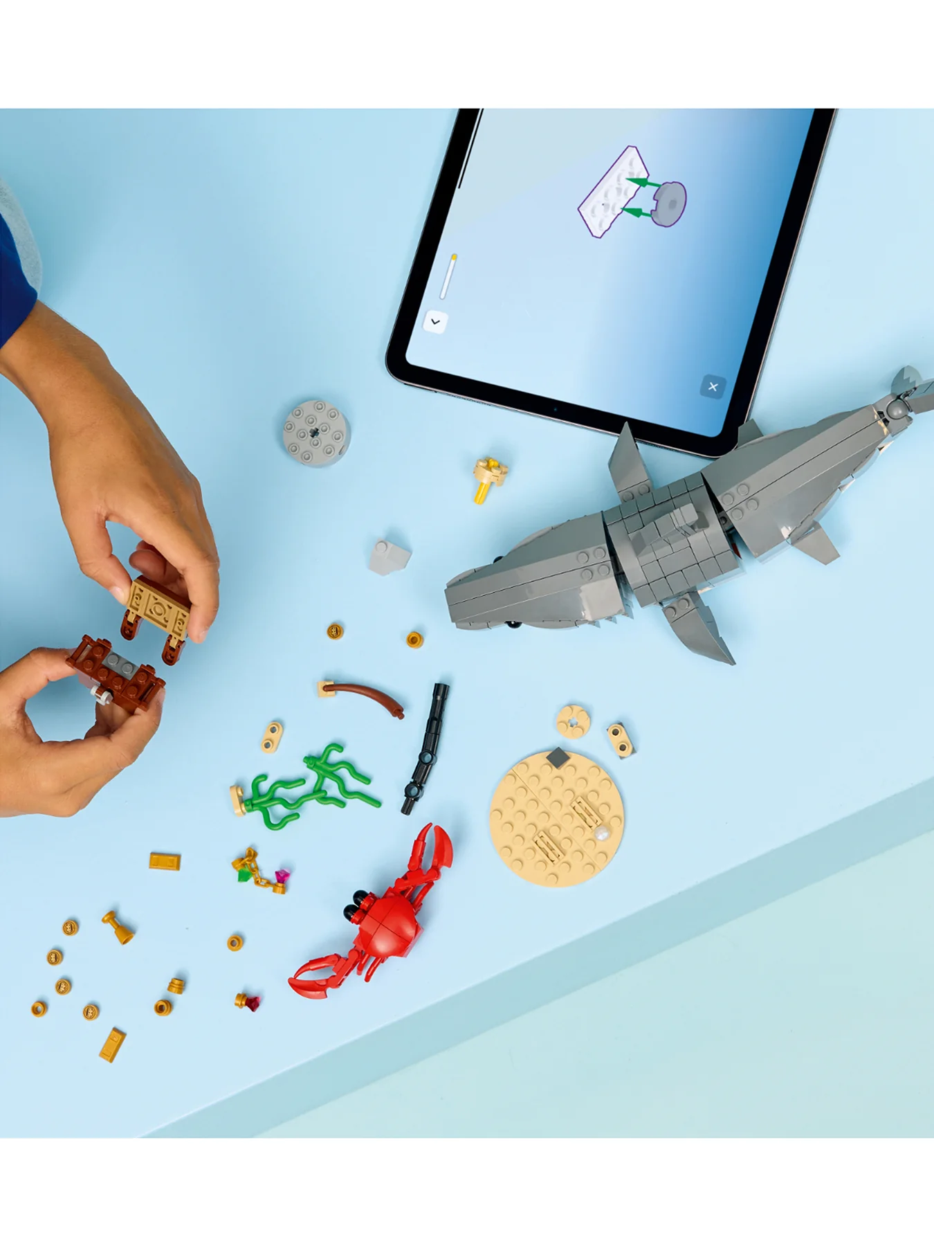 Creator Fierce Shark with Treasure Chest Set 31381 - Image 3