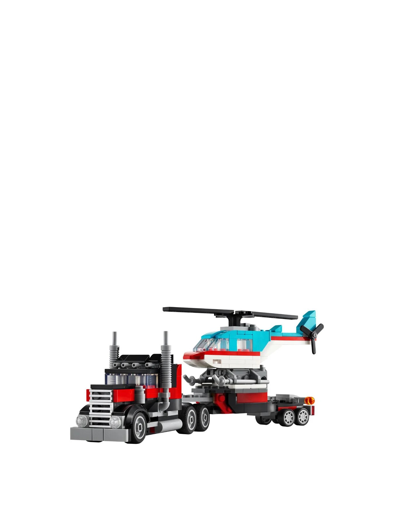 Flatbed Truck with Helicopter 31146 - Image 3