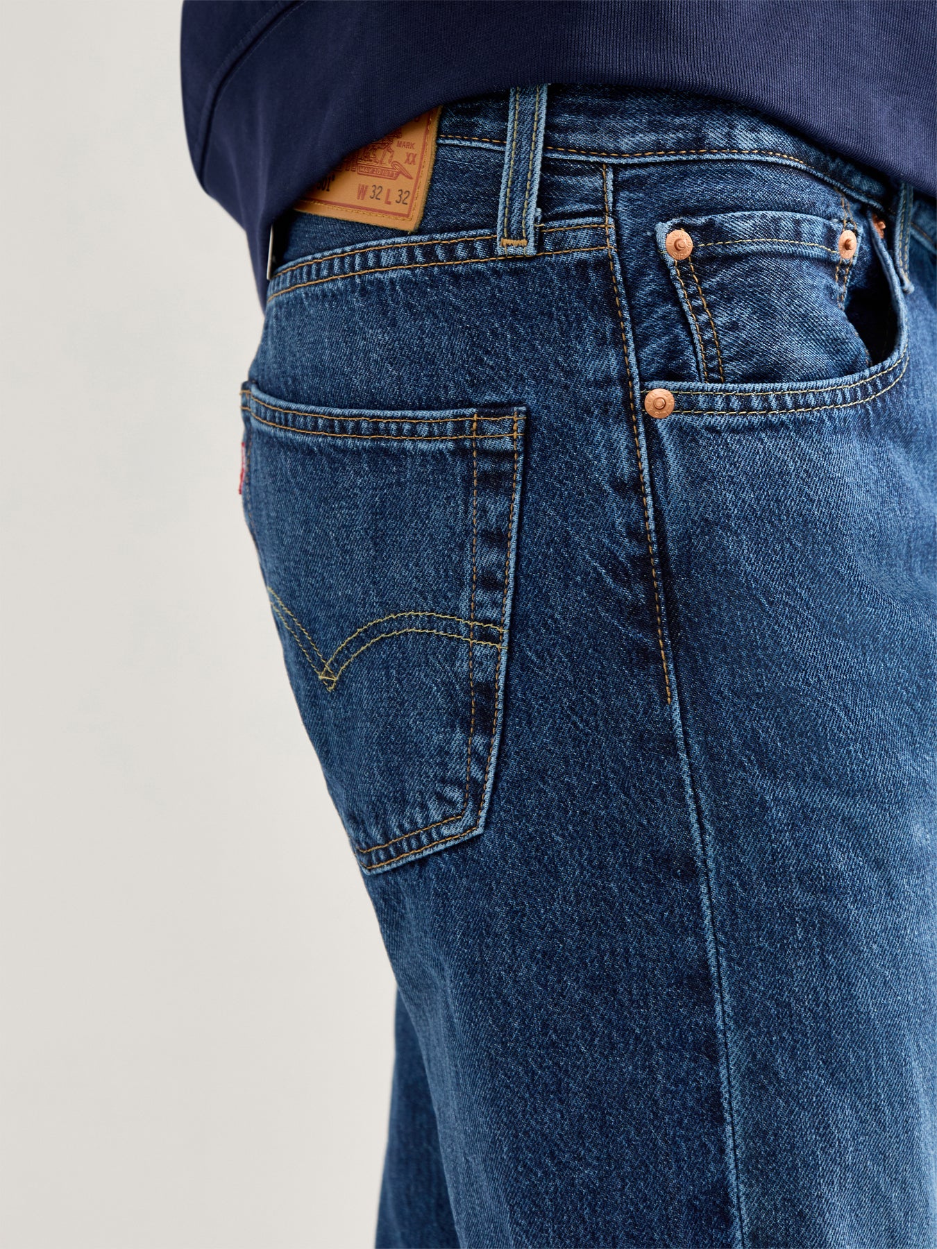 Men's 501 Levi Original Jeans Blue - Image 3