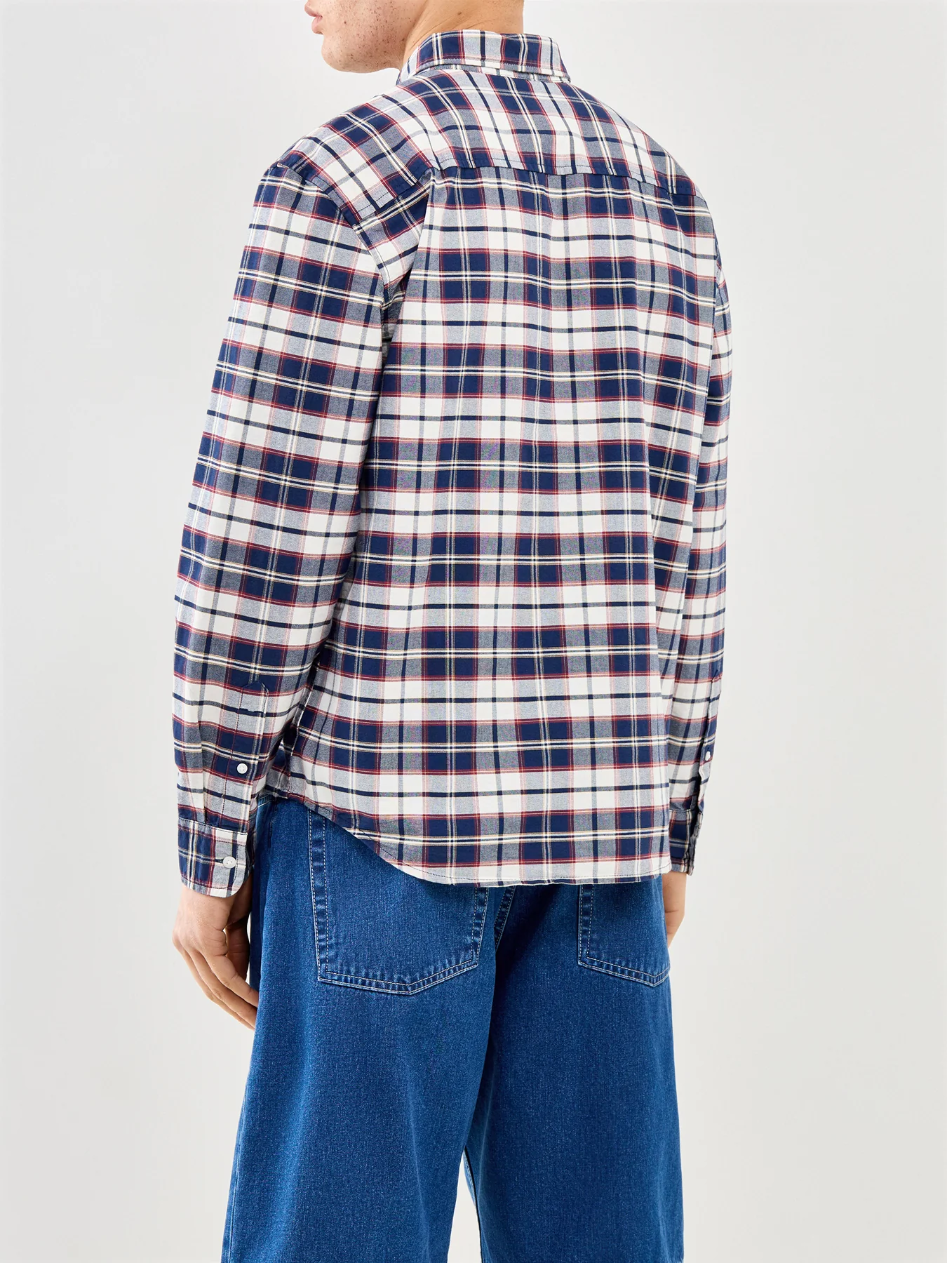 Authentic Button Down Shirt Blue - Image 5