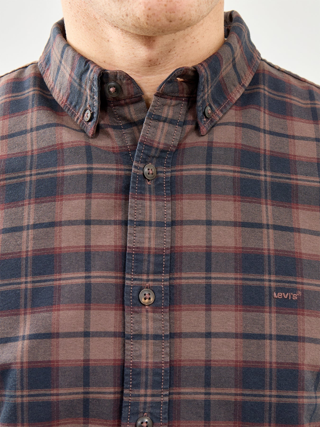 Button Down Shirt Khaki - Image 3