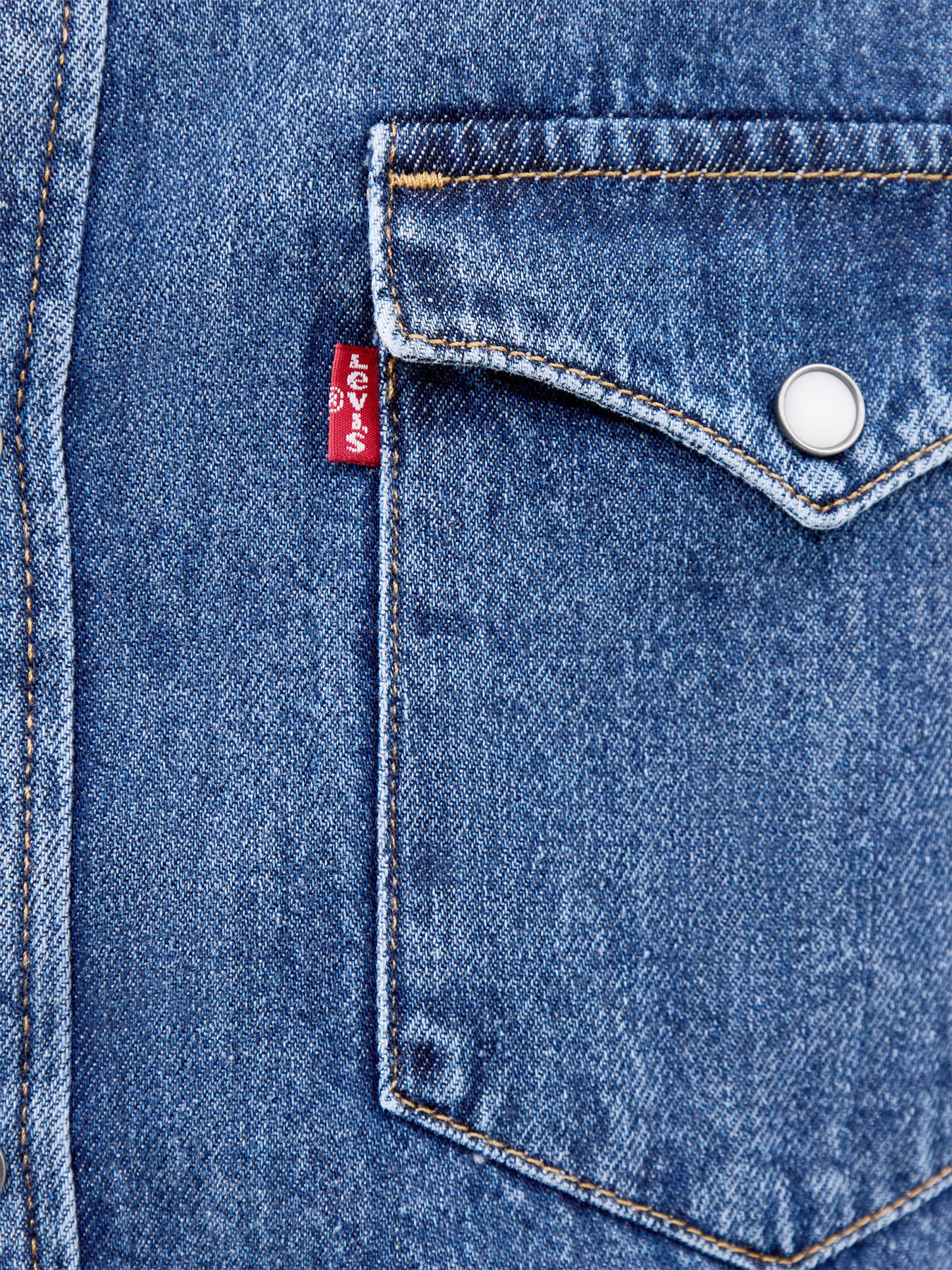 Barstow Western Shirt Blue - Image 3
