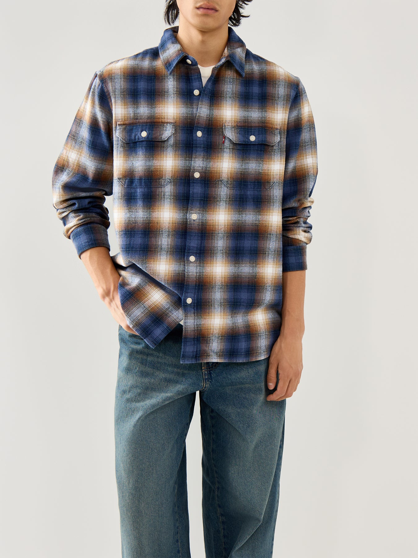 Jackson Worker Check Shirt Warwick Plaid Vin - Image 4