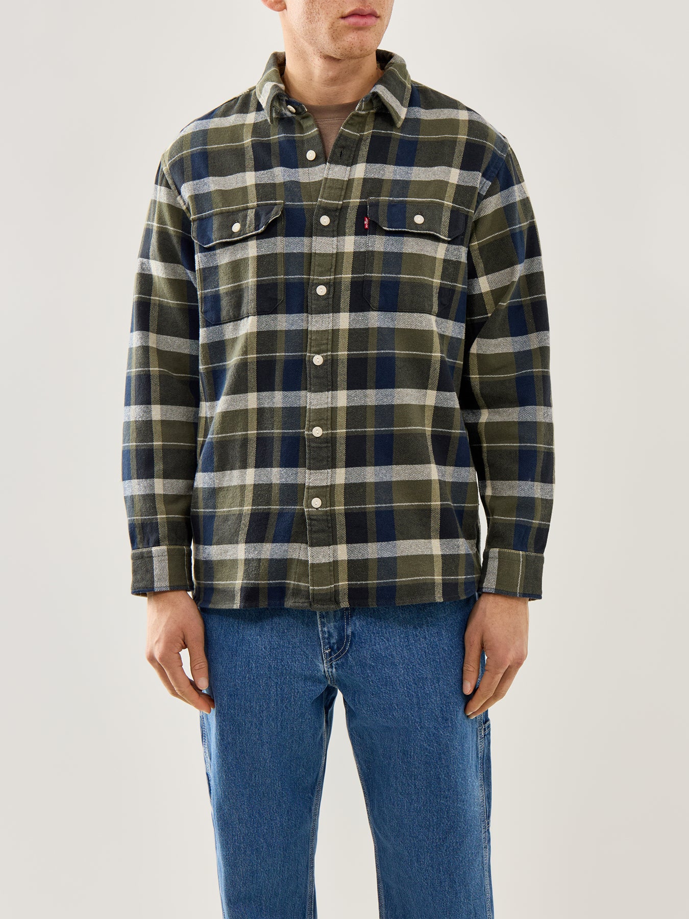 Jackson Worker Shirt Green - Image 4