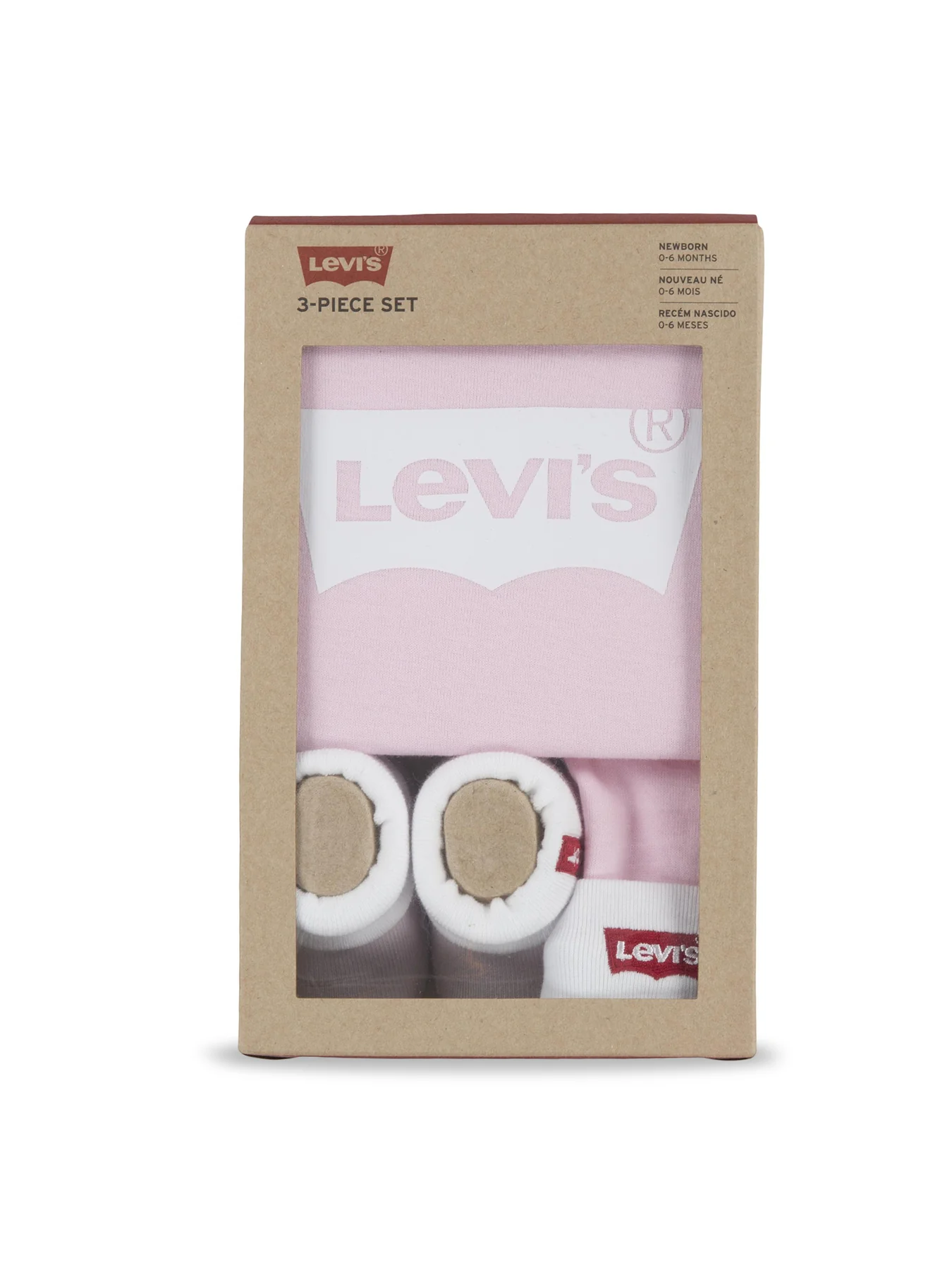 Baby Batwing Babygrow Gift Set Pink - Image 2