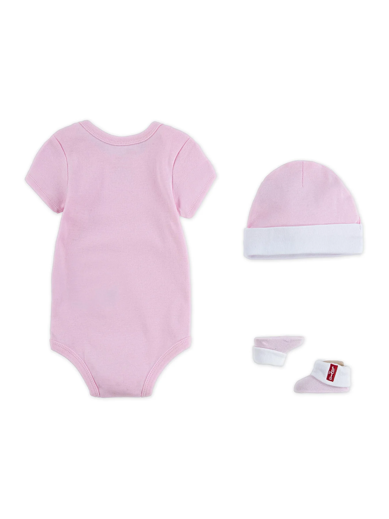 Baby Batwing Babygrow Gift Set Pink - Image 4