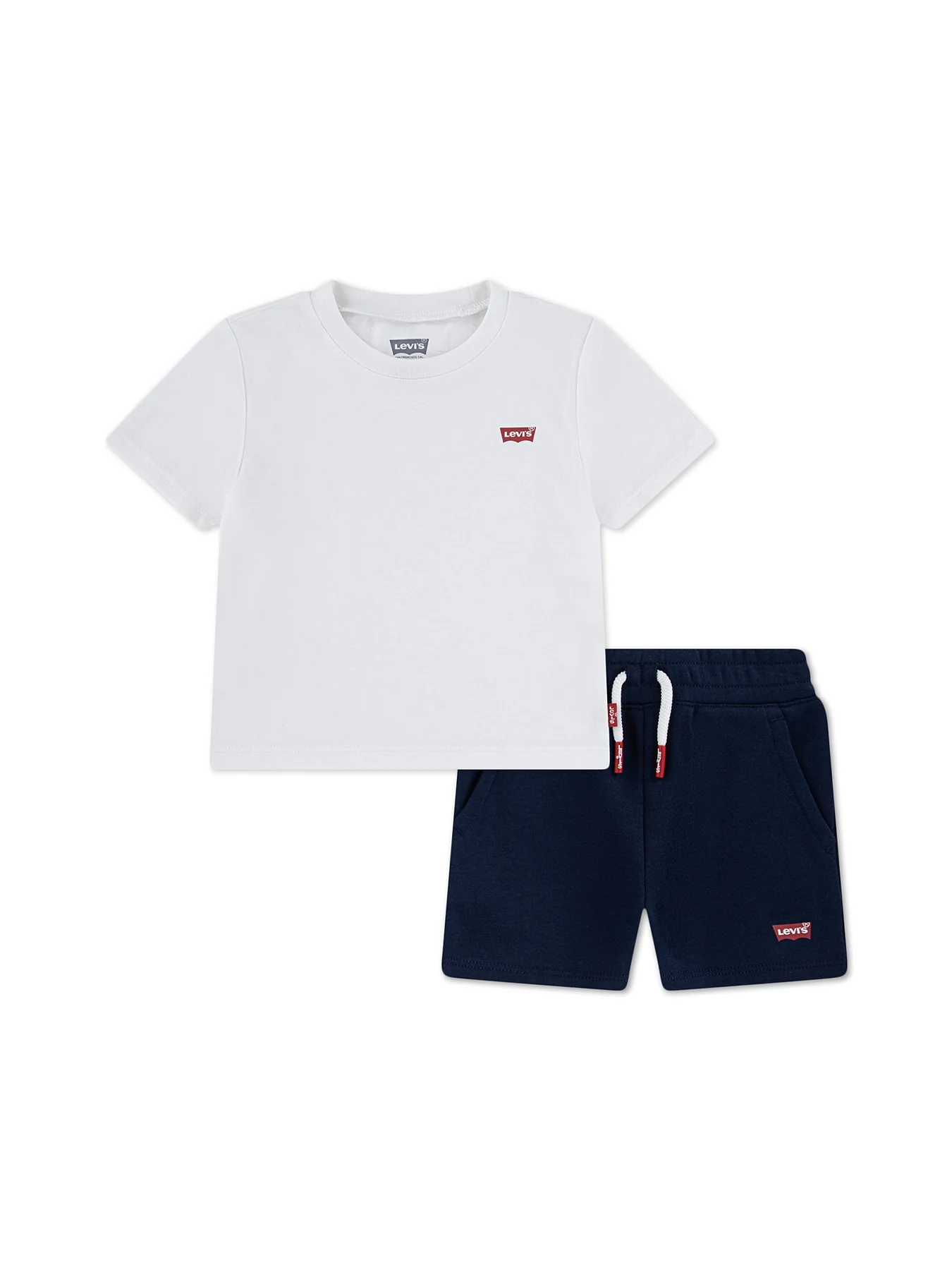 Baby Levi’s Batwing T-Shirt and Shorts Set