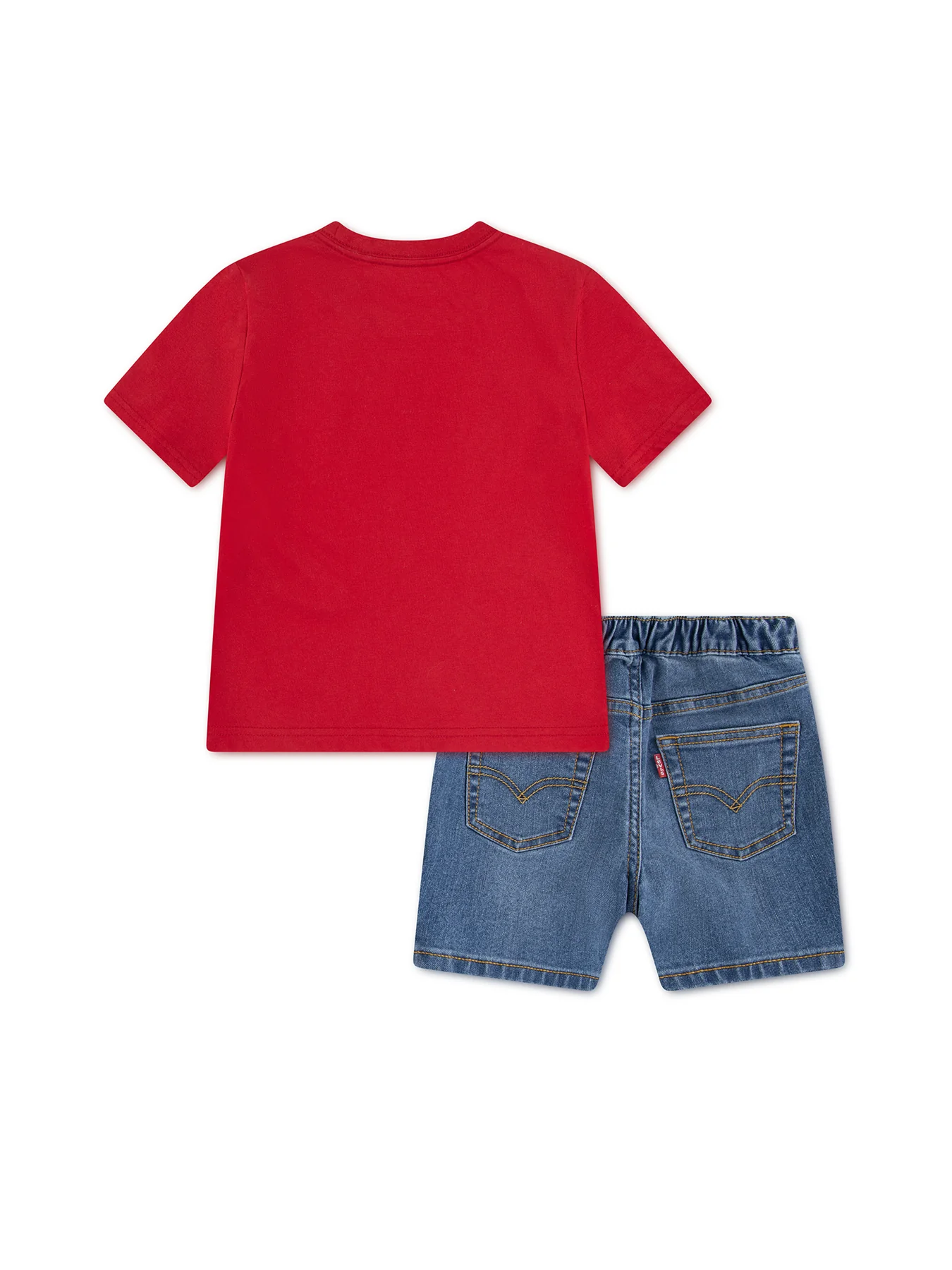 Baby Levi’s Logo T-Shirt and Shorts Set - Image 2