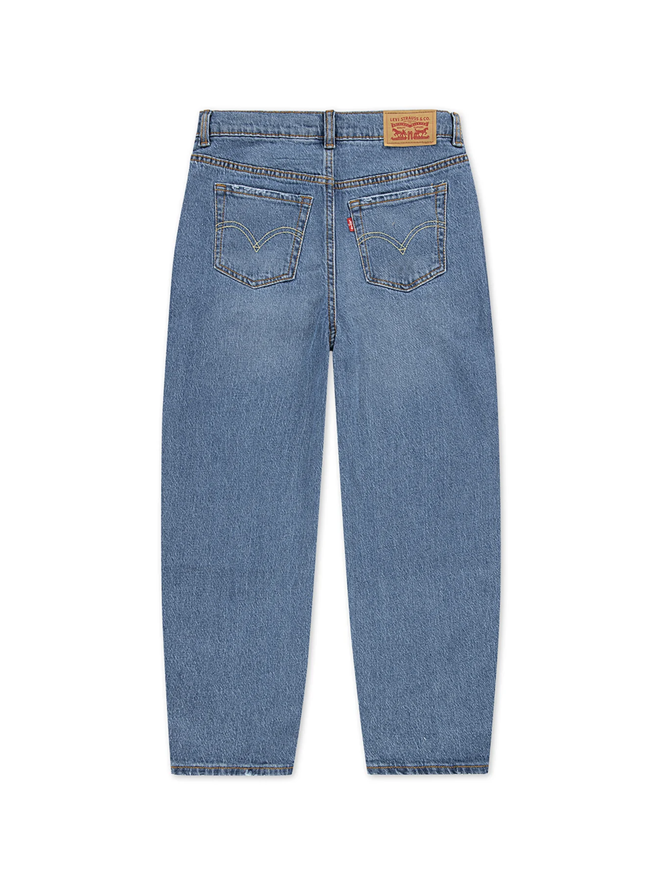 Kids' Baggy Barrel Jeans Blue - Image 2