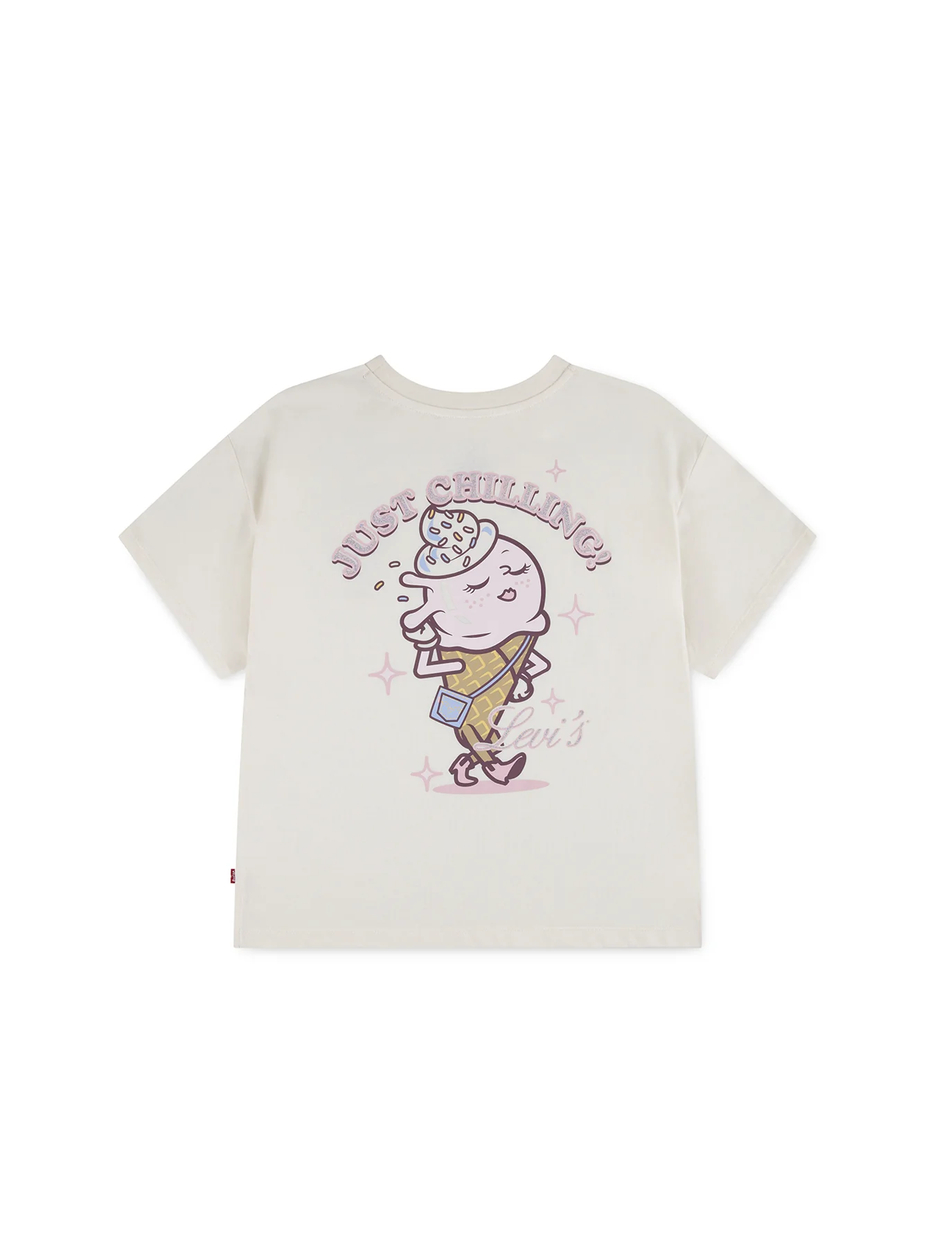 Kids' Oversized T-Shirt White - Image 2