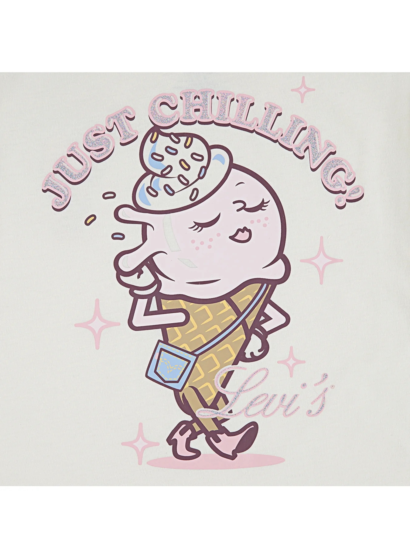 Kids' Oversized T-Shirt White - Image 3