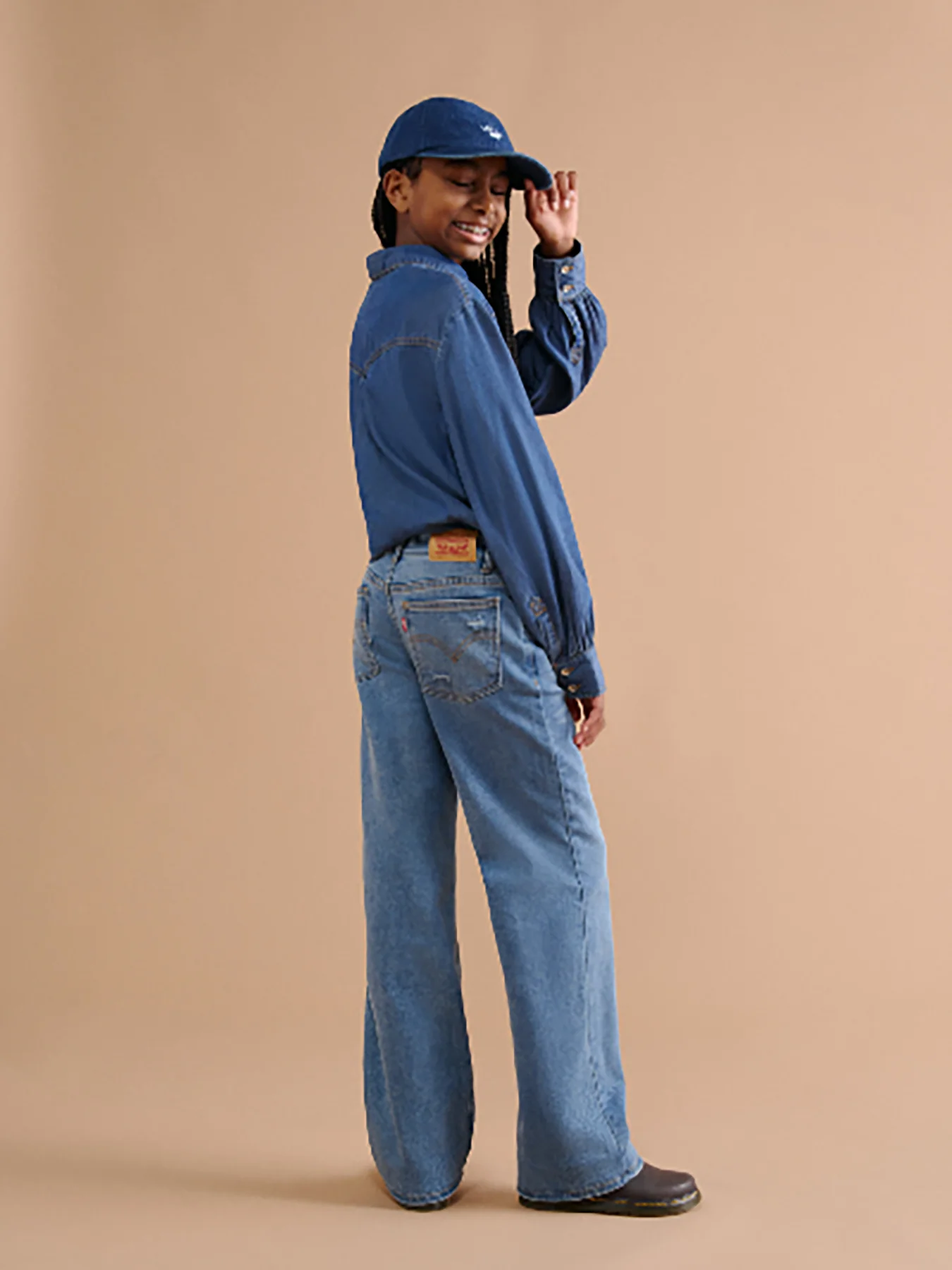 Kid's Wide Leg Jeans - Image 4