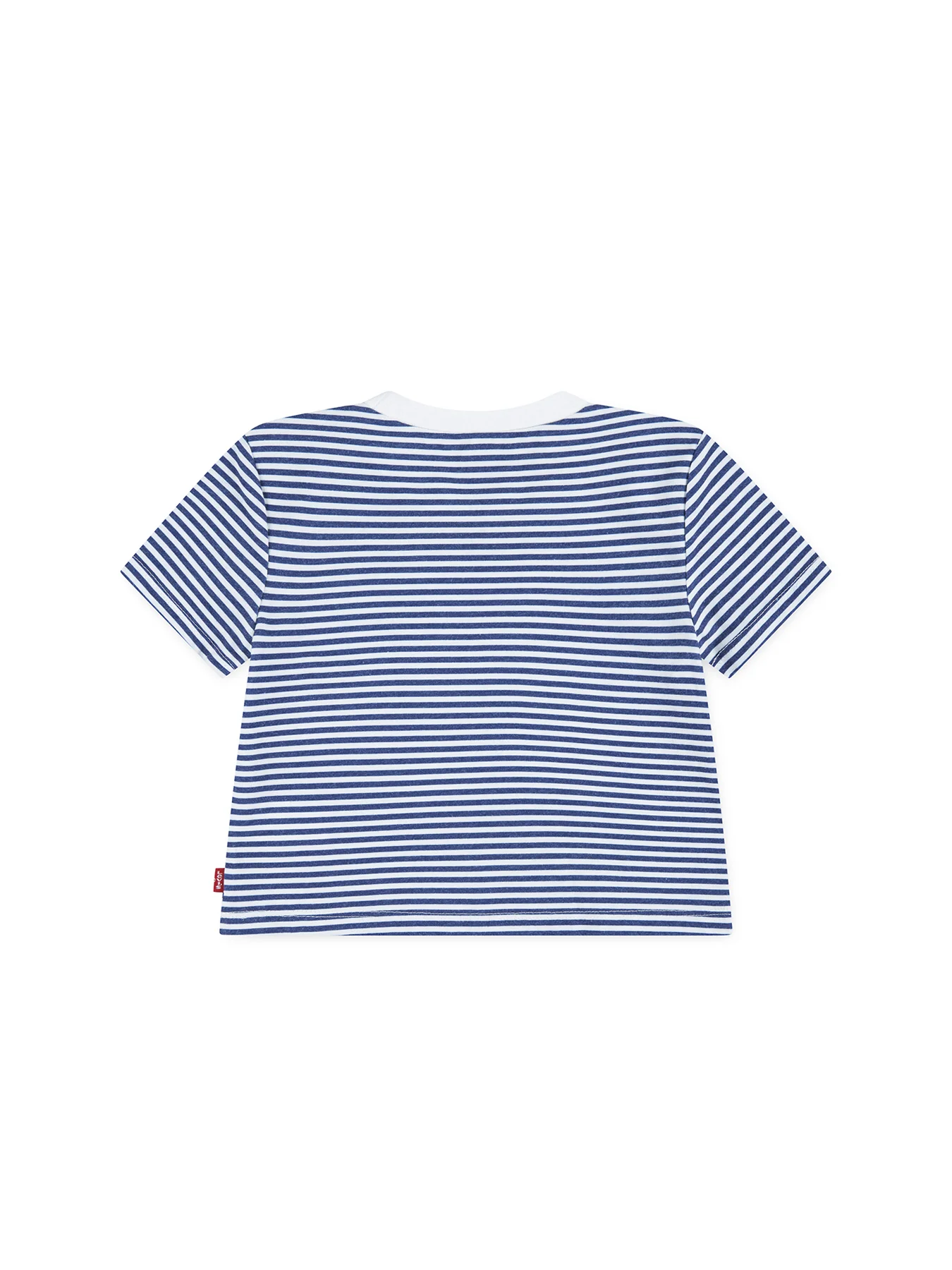 Baby Striped Batwing T-Shirt Navy - Image 2
