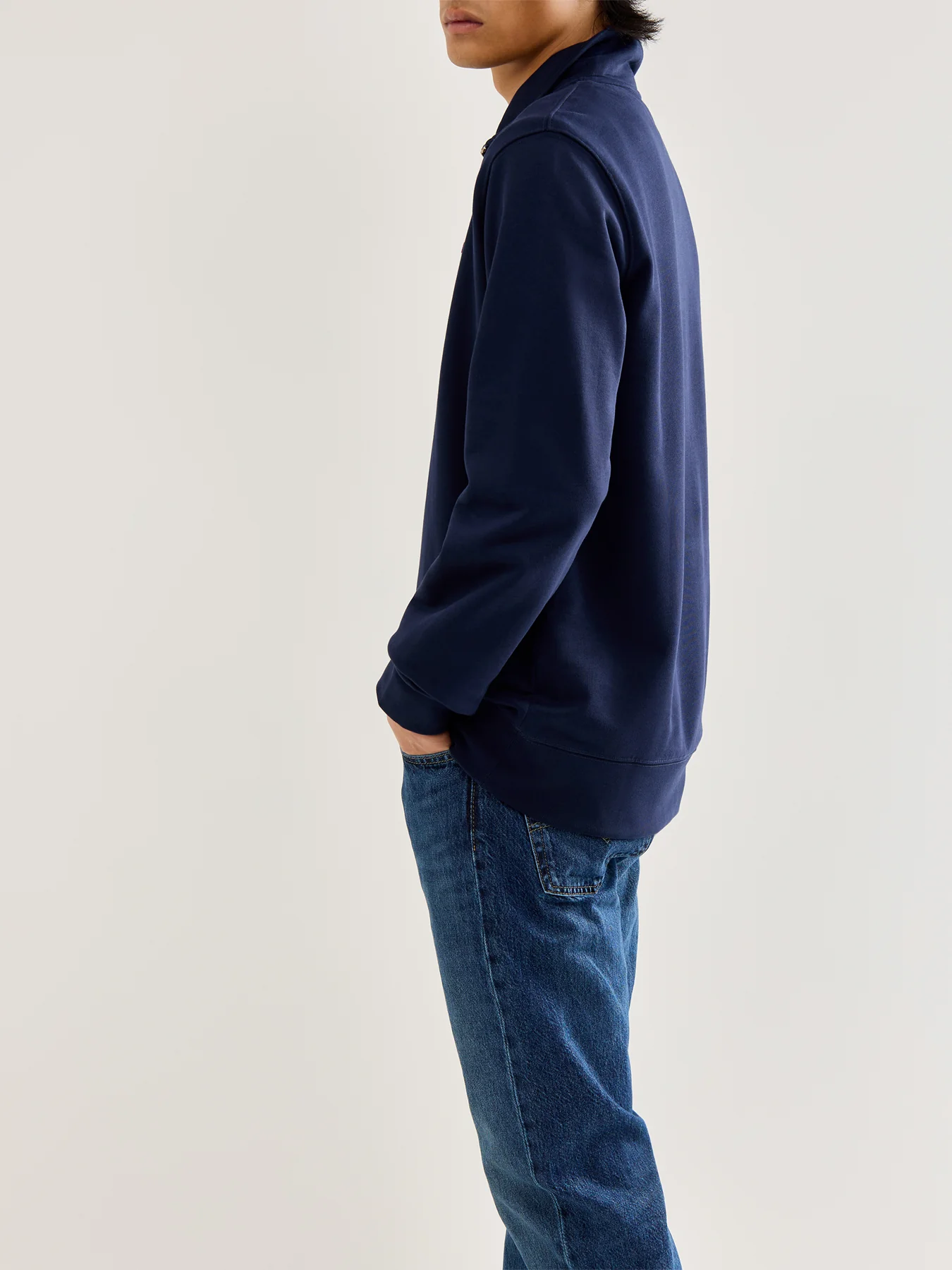 Original Hm 1/4 Zip Navy - Image 5