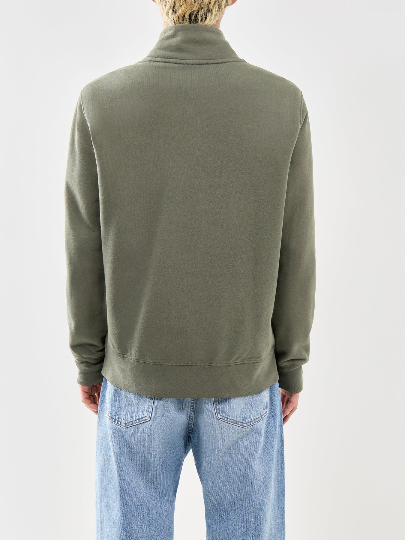 Original 1/4 Zip Sweatshirt Green - Image 5