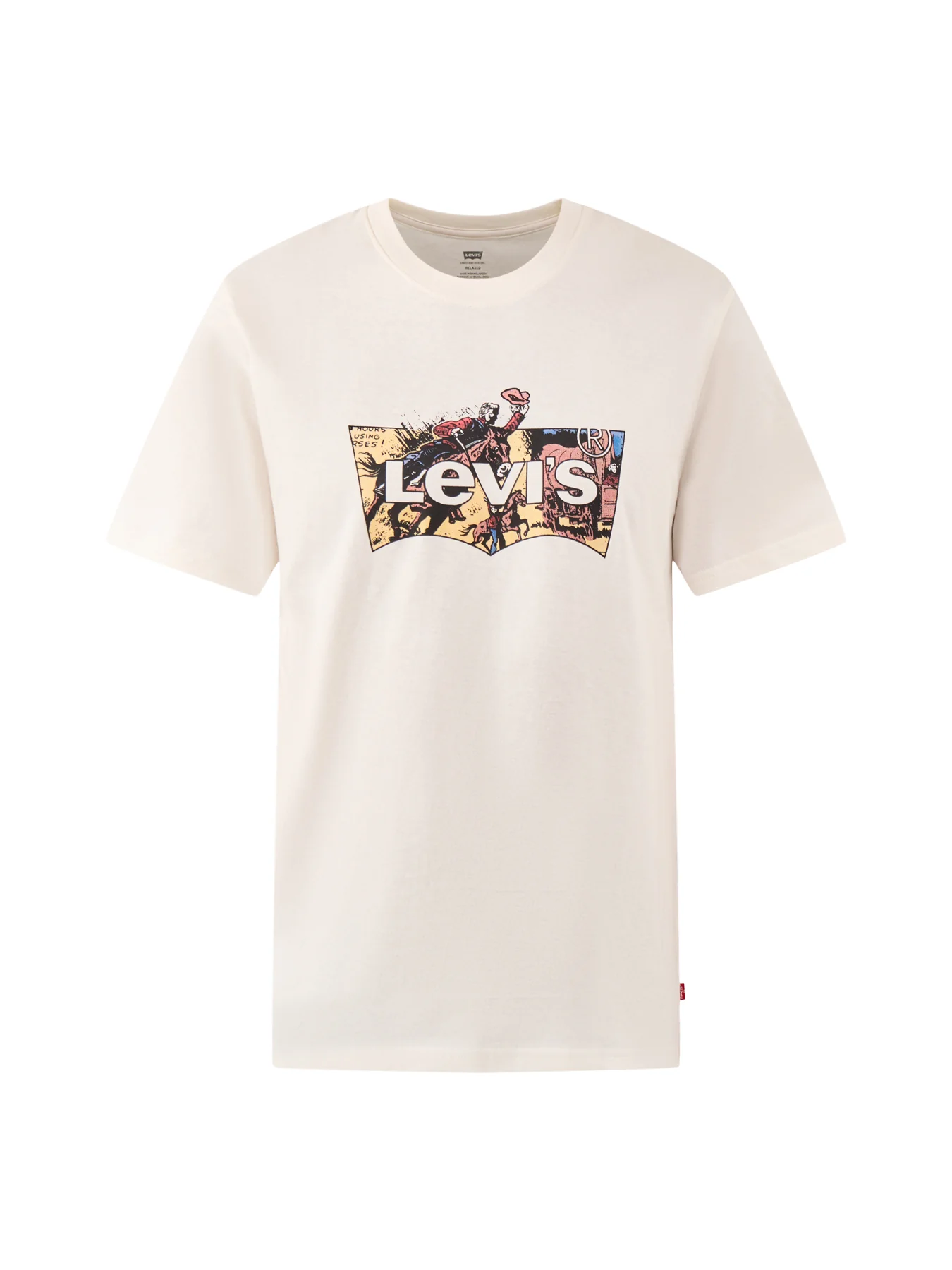 Relaxed Fit BW T-Shirt Cream
