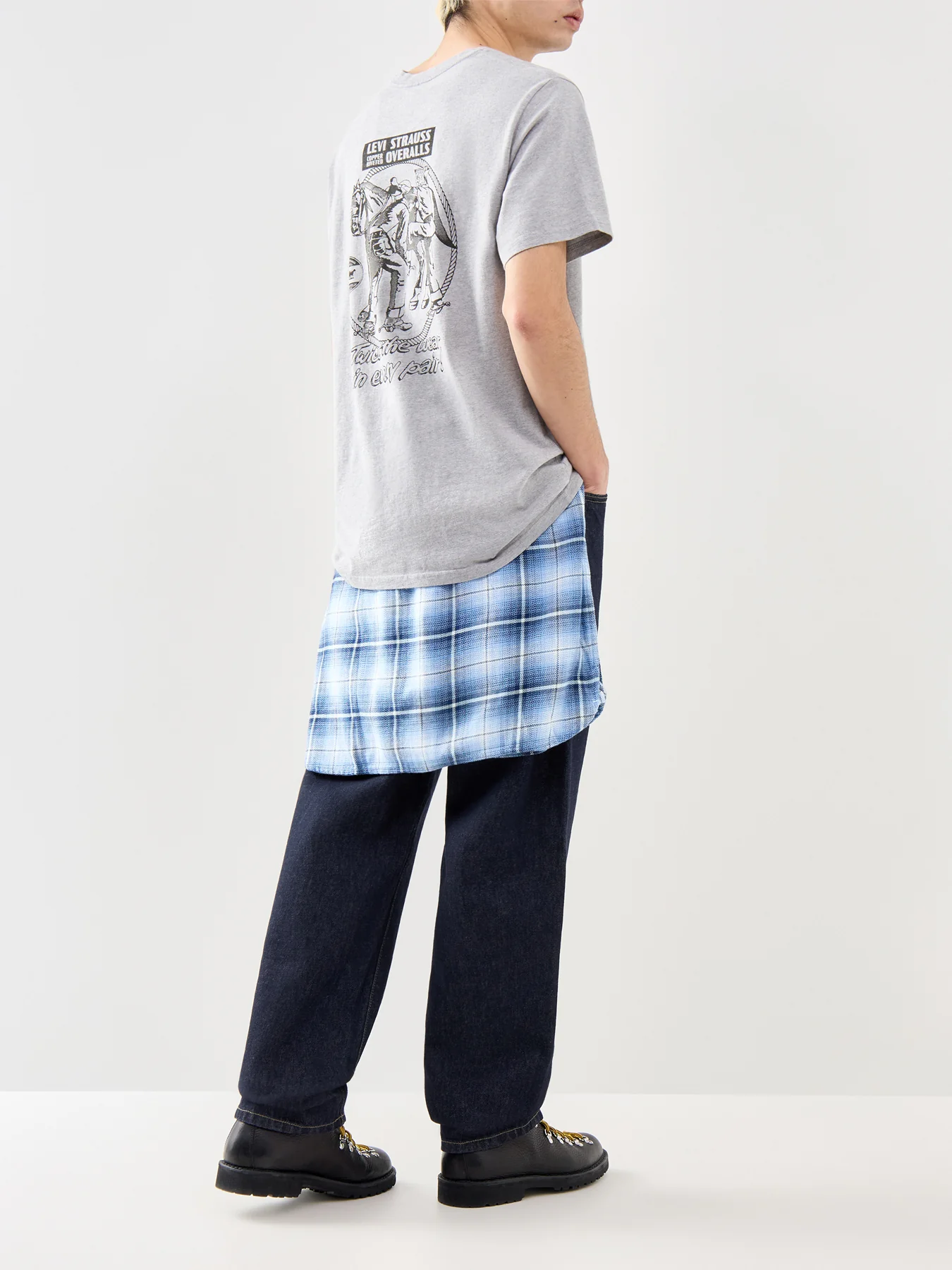 Relaxed Fit Graphic T-Shirt Grey - Image 3