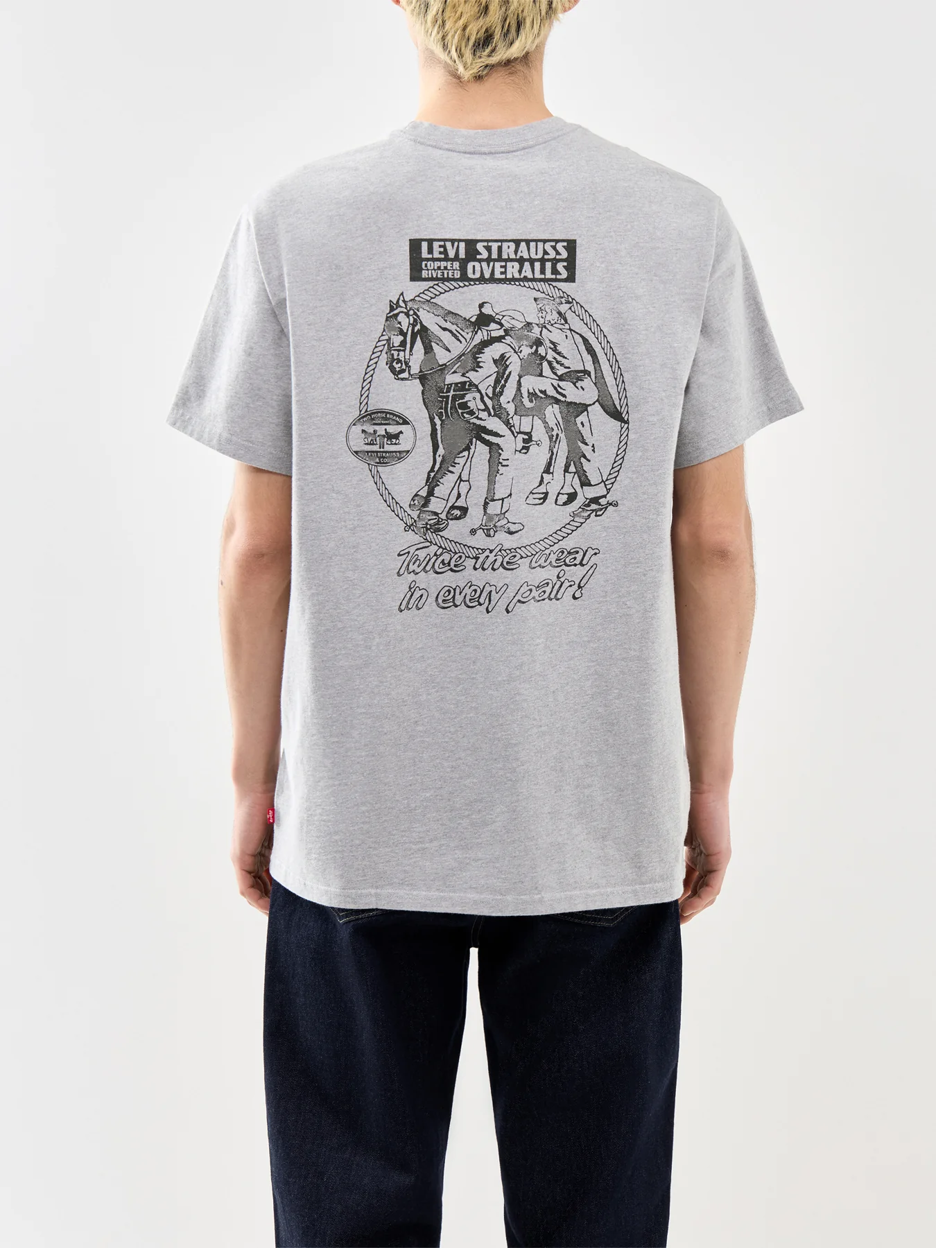 Relaxed Fit Graphic T-Shirt Grey - Image 5