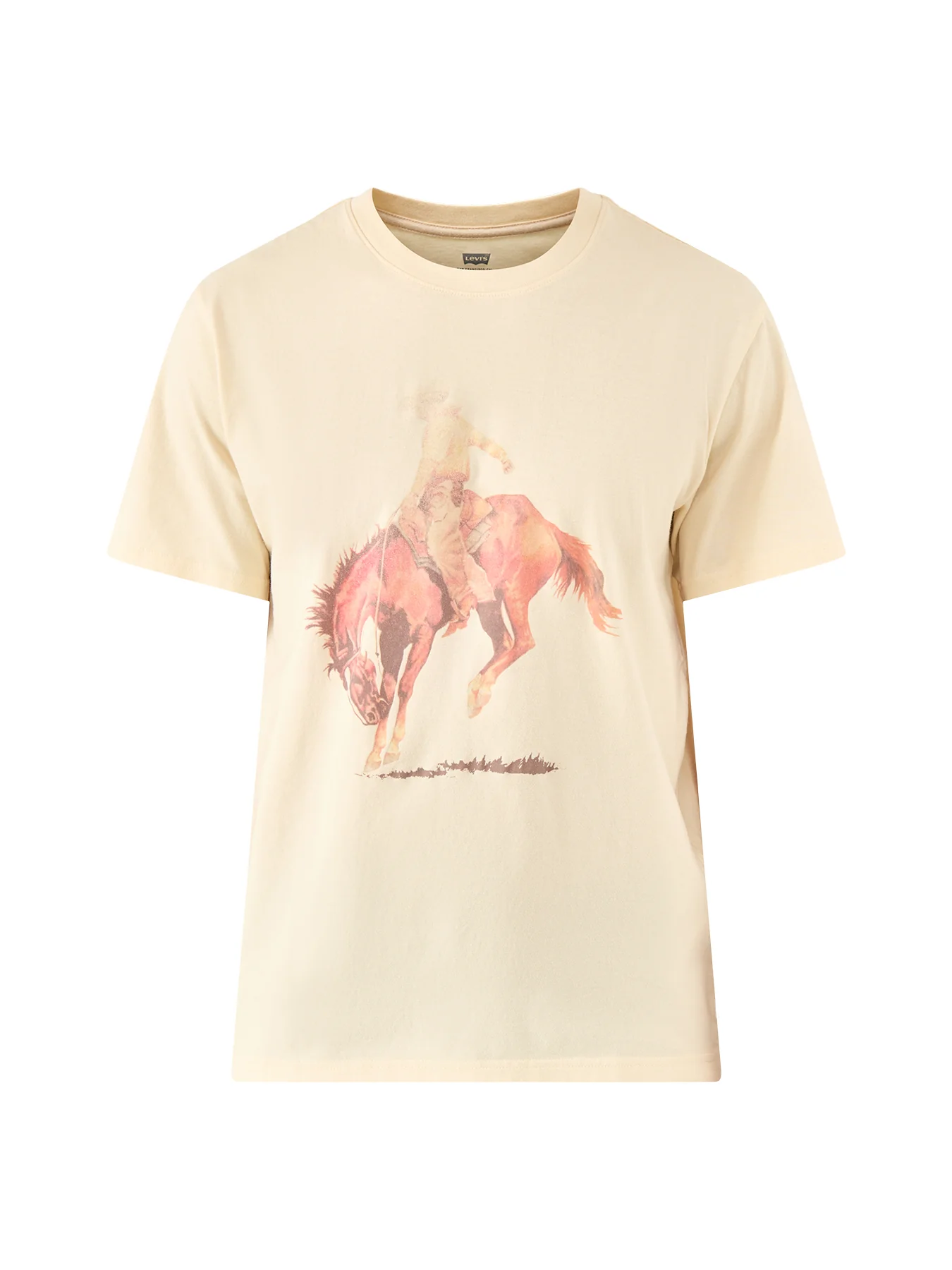 Relaxed Fit Graphic T-Shirt Khaki