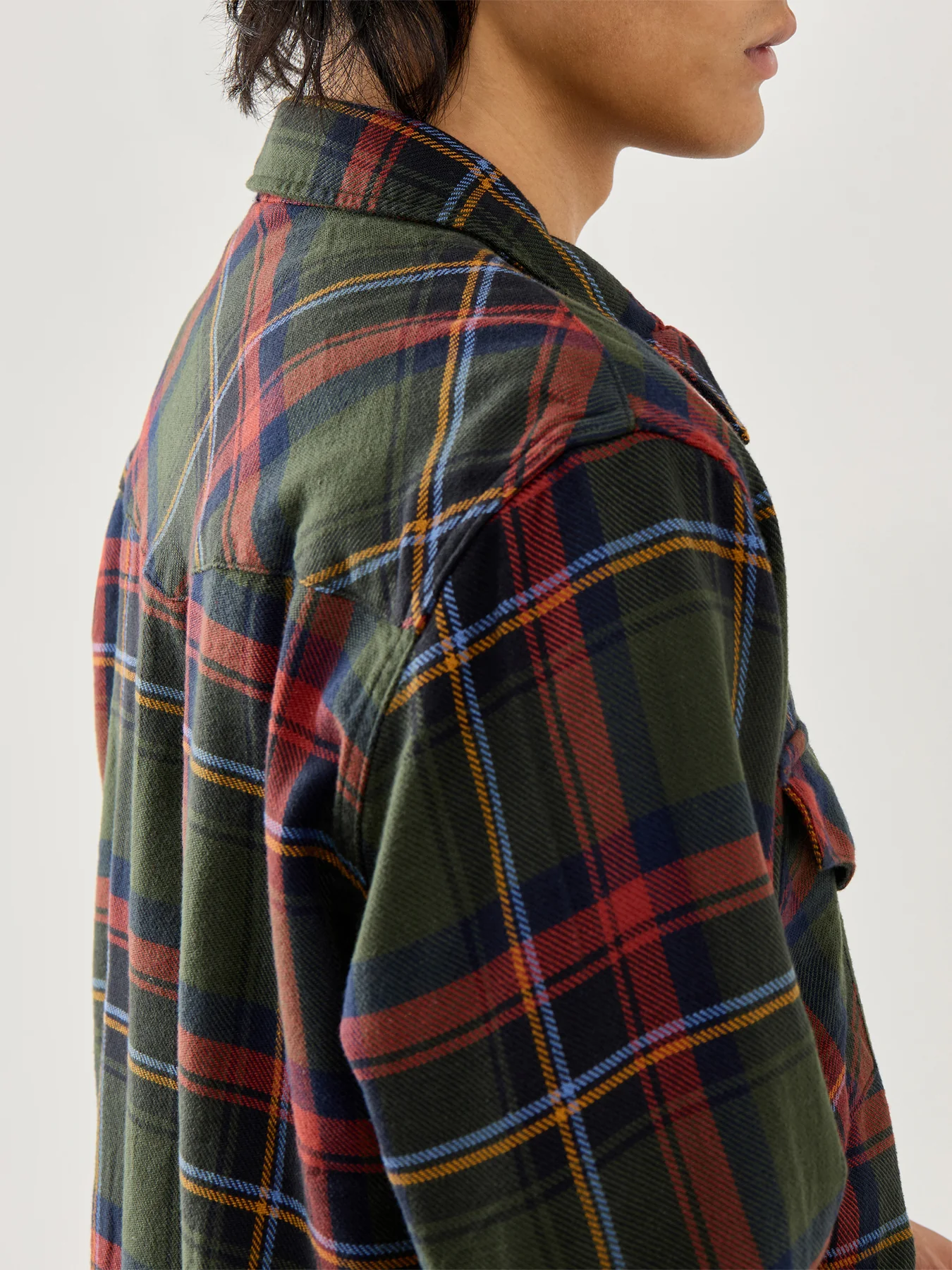 Relaxed Fit Western Check Shirt Herman Plaid Duff - Image 3