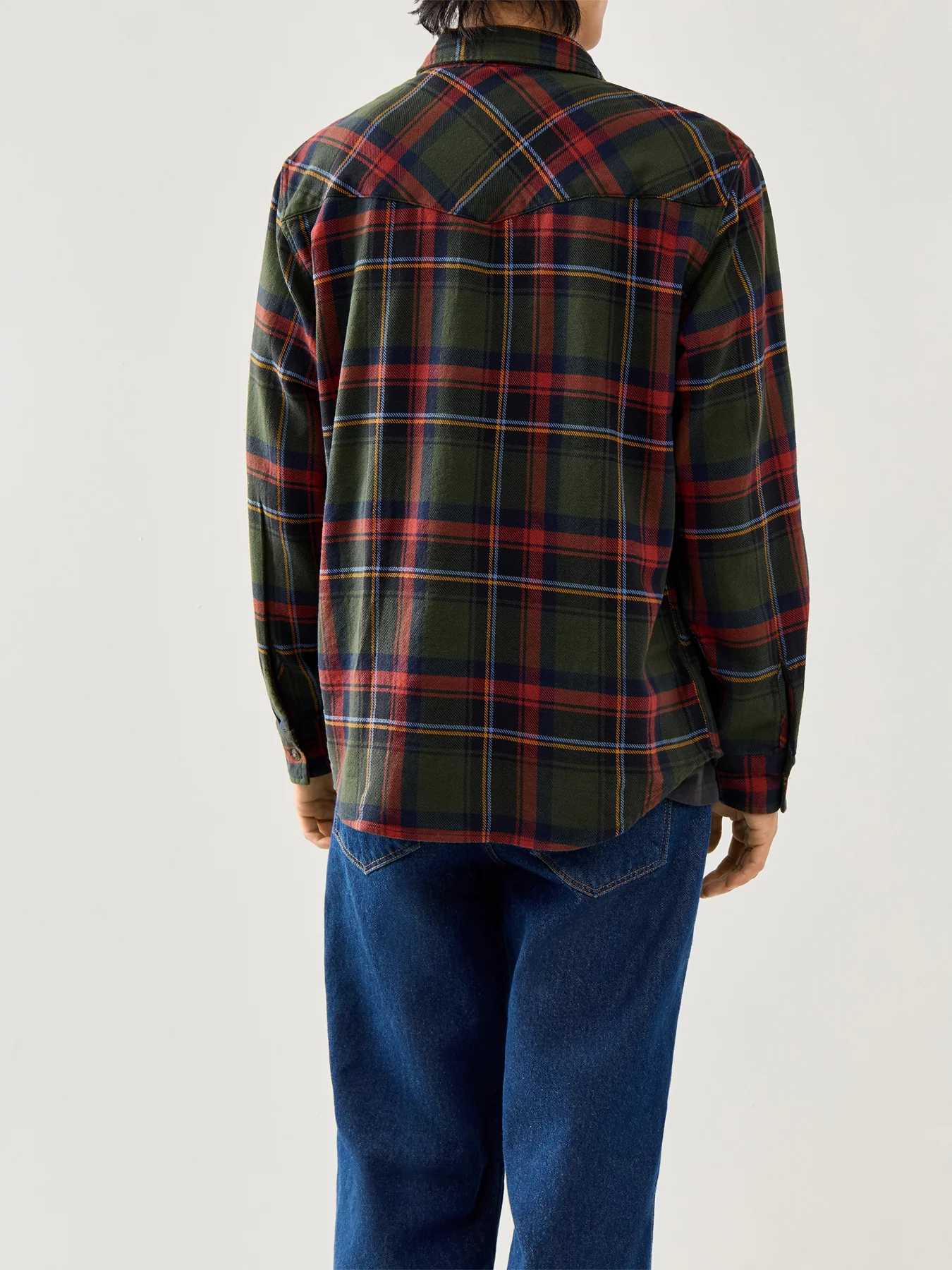 Relaxed Fit Western Check Shirt Herman Plaid Duff - Image 5