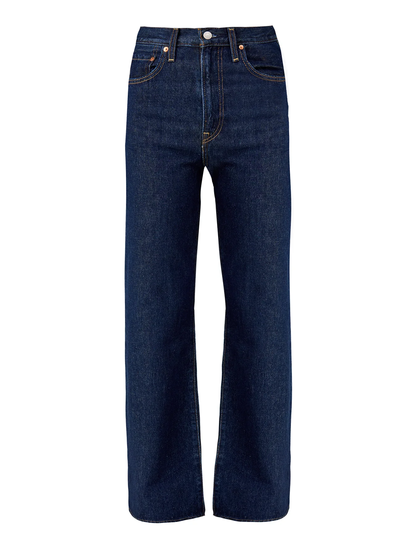 Ribcage Wide Leg Jeans Dark Indigo