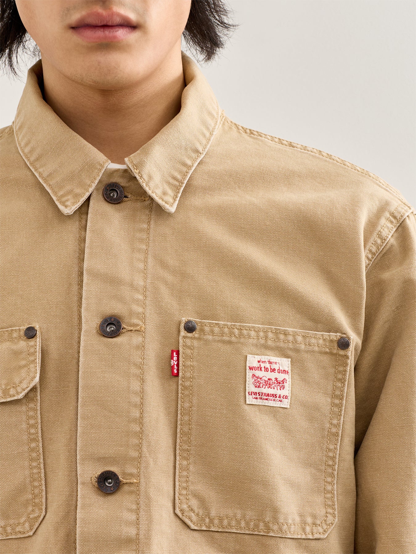 Sunrise Trucker Jacket Khaki - Image 3