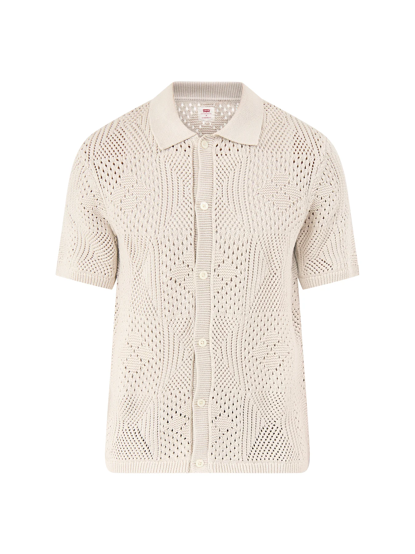 Sweater Camp Short Sleeve Shirt Cream