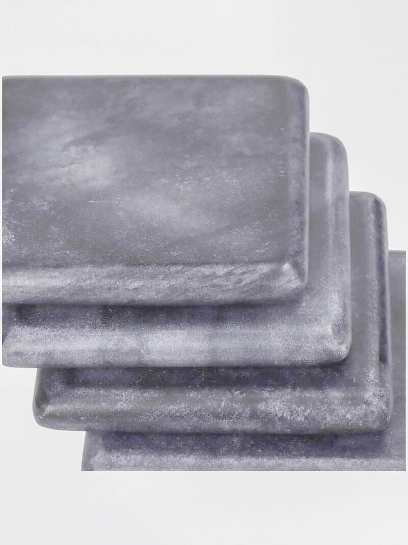 Black Marble Square Coasters Set of 4 - Image 3