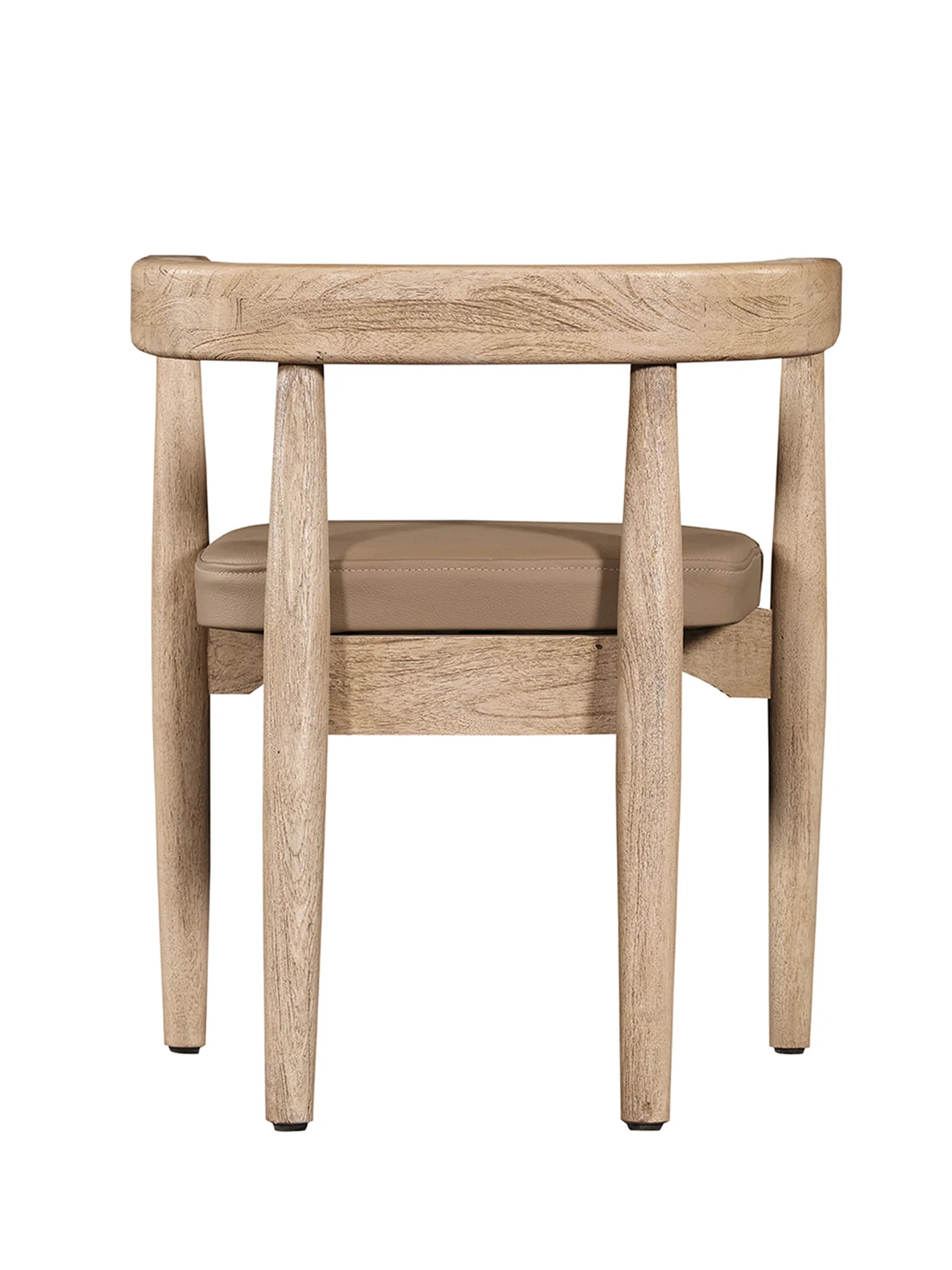 Arena Leather Dining Chair Brown - Image 4