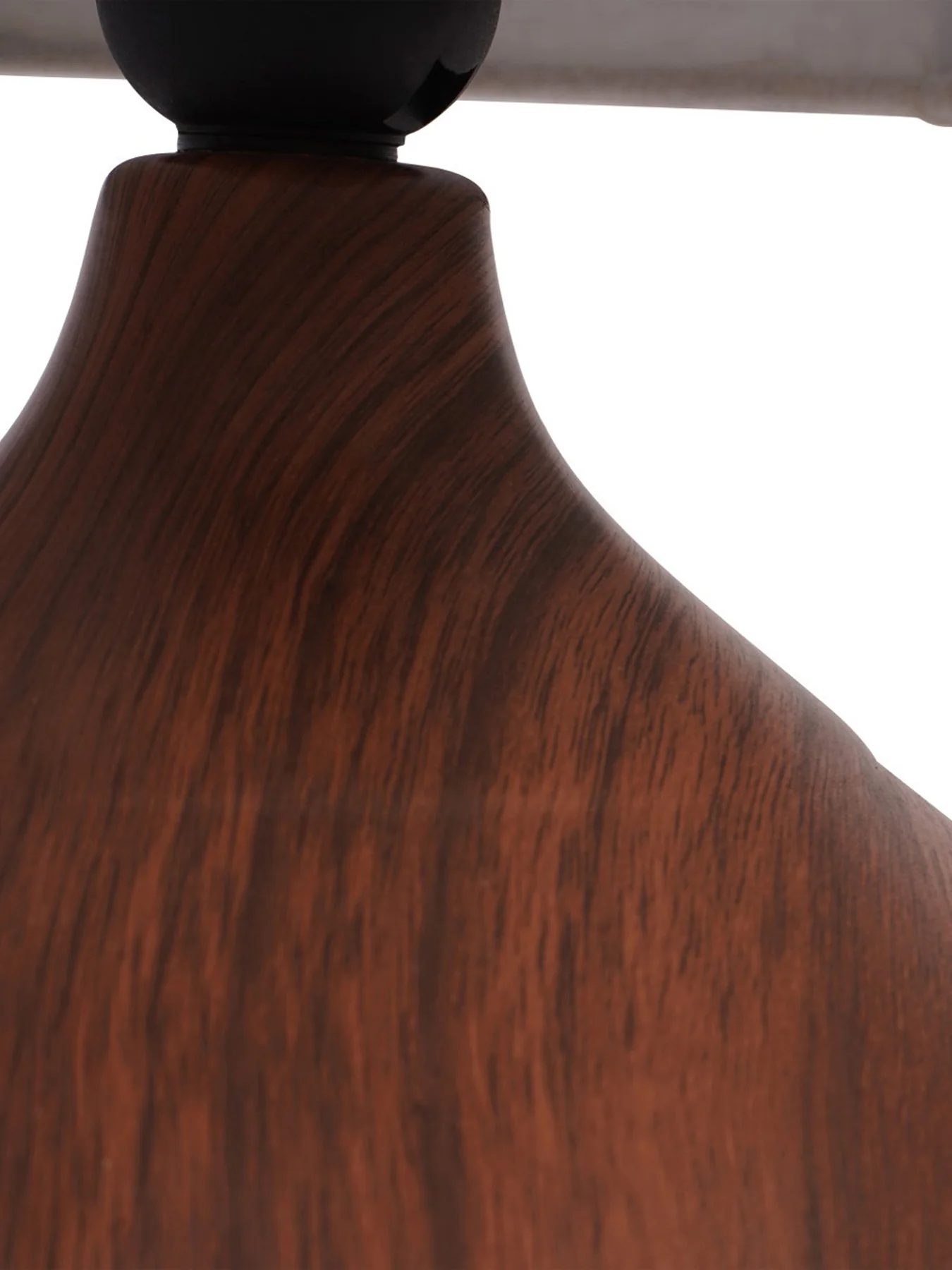 Ashford Wood Effect Ceramic Table Lamp with Shade E27 60W - Image 3