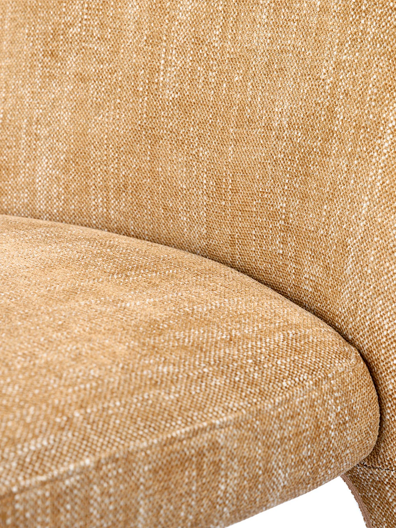 Pair of Eska Upholstered Dining Chairs in Wheat - Image 4