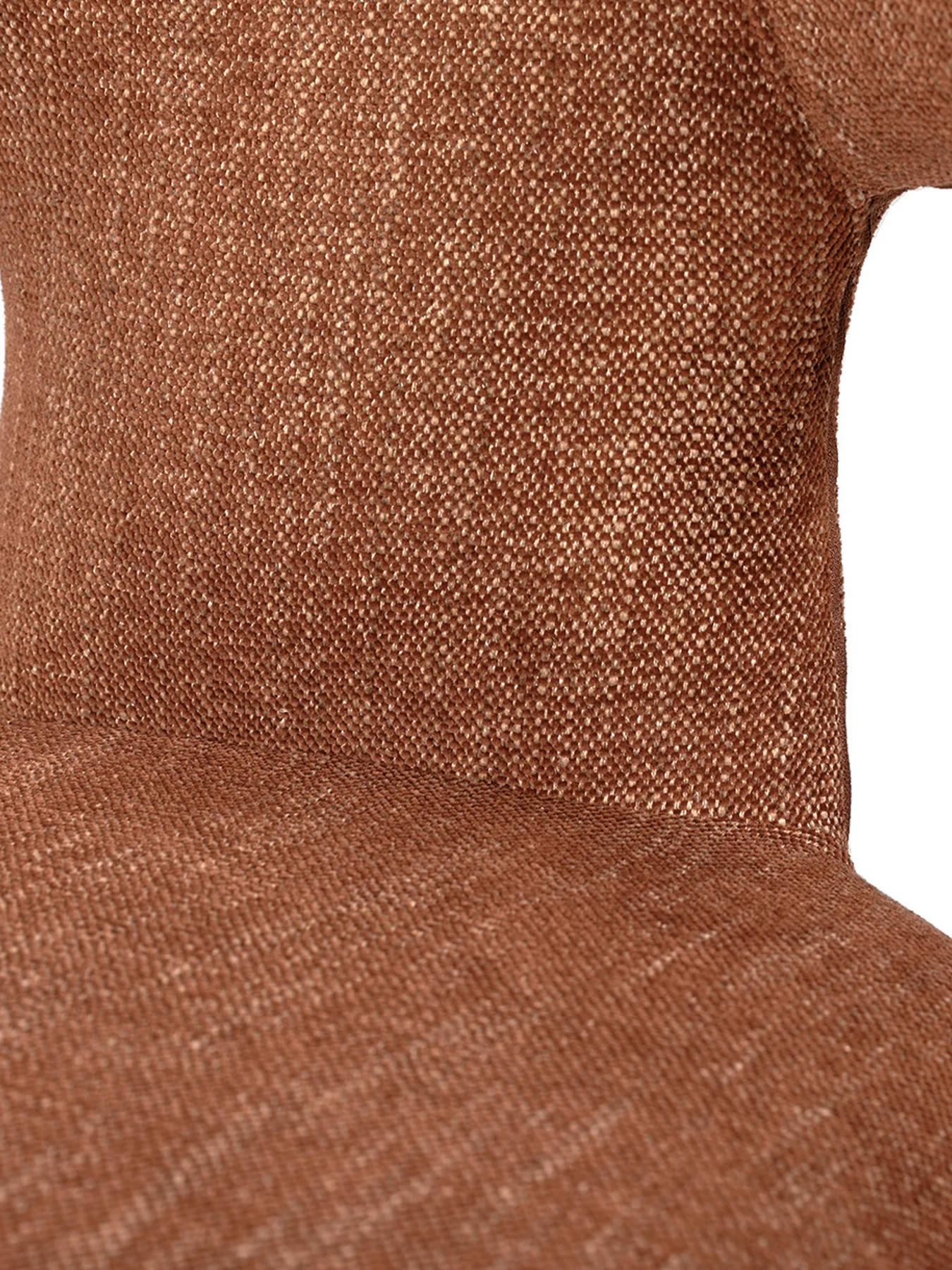 Pair of Milo Upholstered Dining Chairs in Brown - Image 3