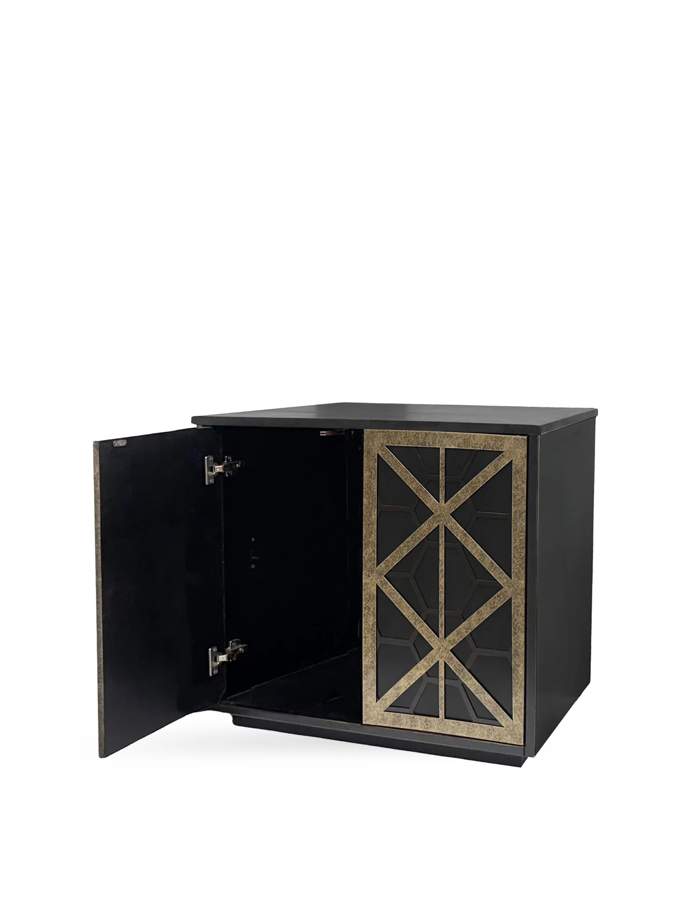 Reeno Fretwork 2 Door Cabinet - Image 4