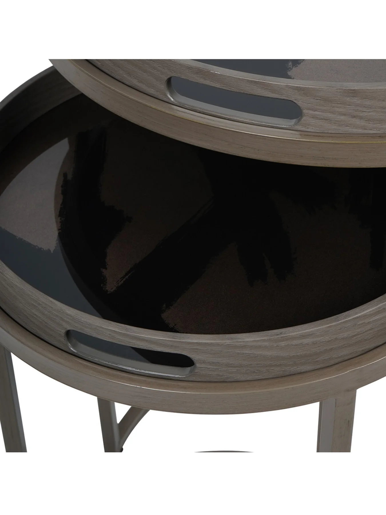 Impasto Brushstroke Side Tray Tables Multi - Image 3