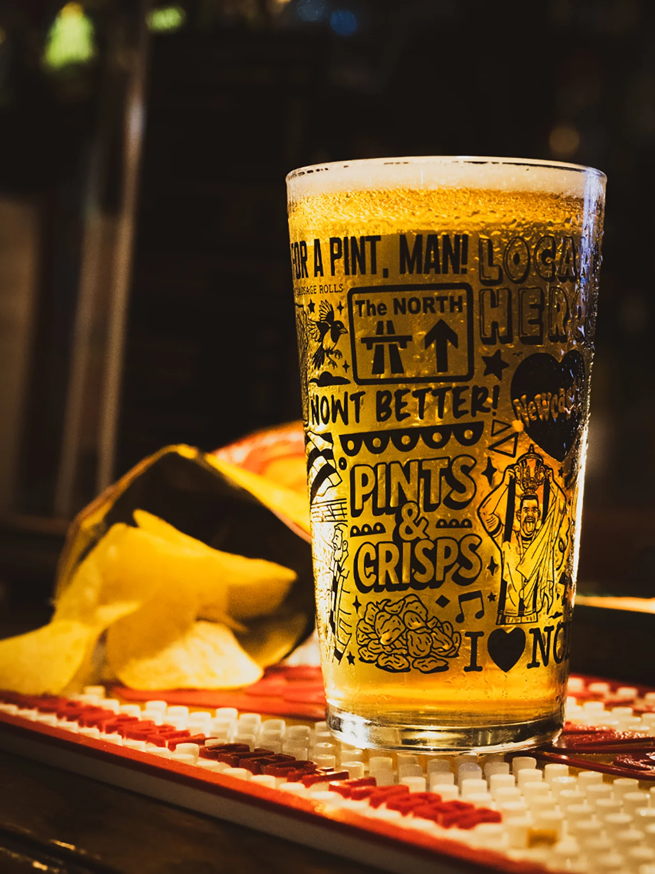 Lines Behind Beer Glass - Image 5