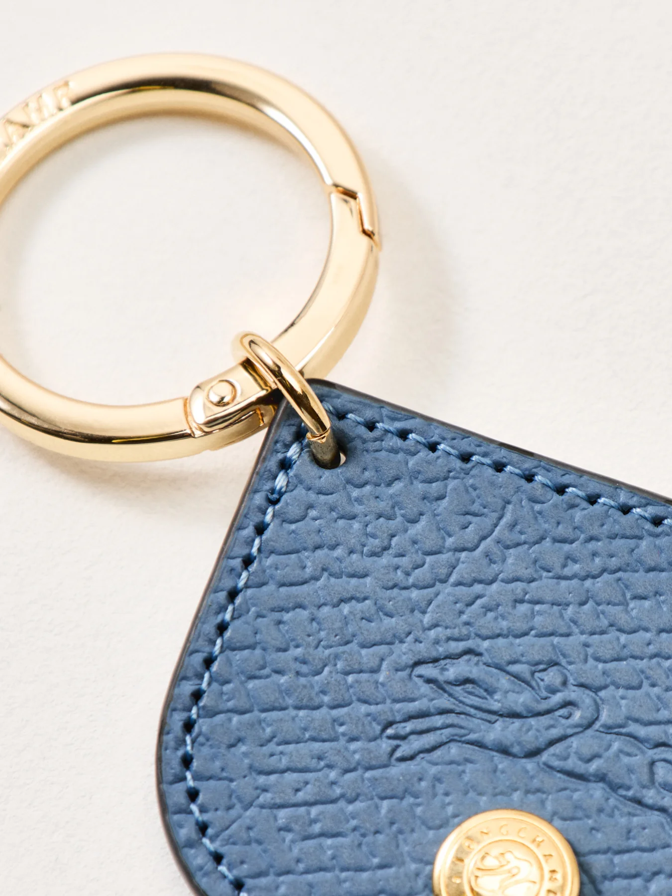 Epure Leather Flag Keyring Slate - Image 3
