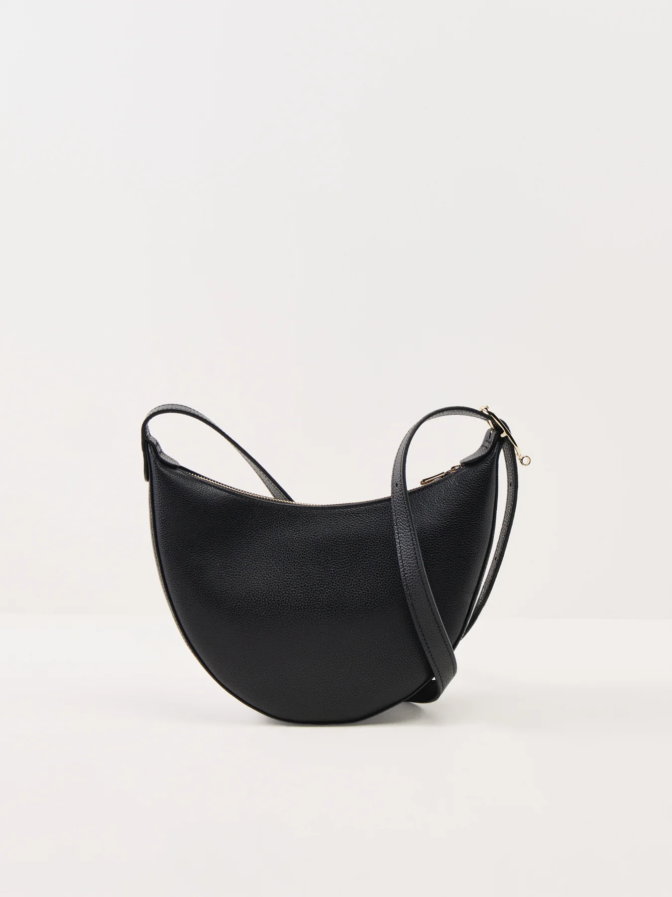 Le Foulonné Small Leather Crossbody Bag Black - Image 3