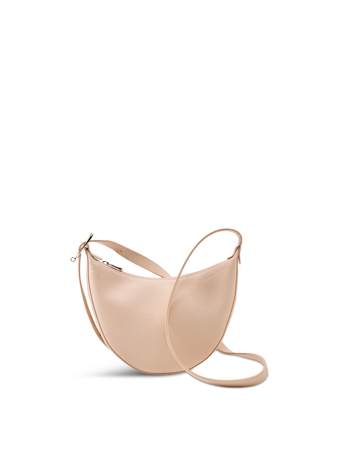 Le Foulonné Small Leather Crossbody Bag Cream