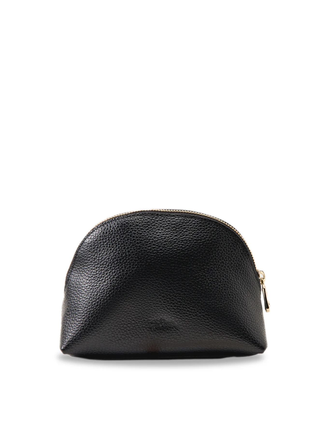 Le Foulonné Leather Pouch Black
