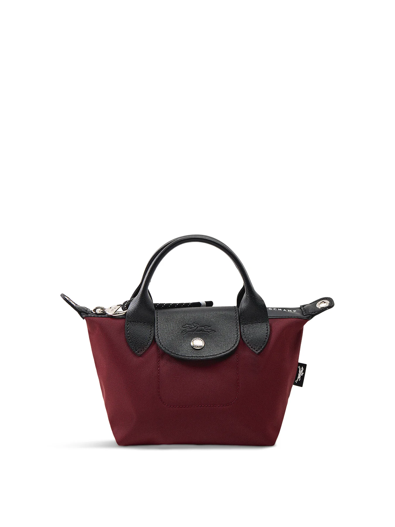 Le Pliage Energy Extra-Small Leather Bag Burgundy