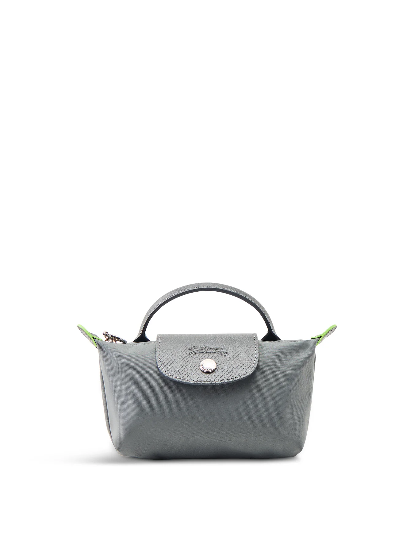 Le Pliage Green Nylon Pouch Graphite